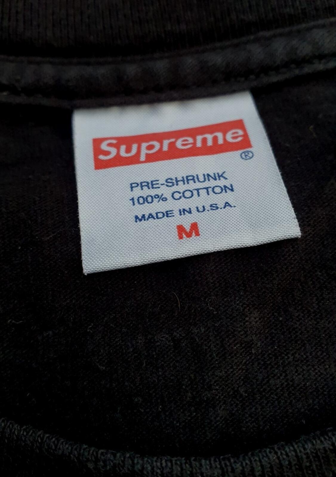 FW14 Supreme x Raymond Pettibon Bang tee black T-shirt