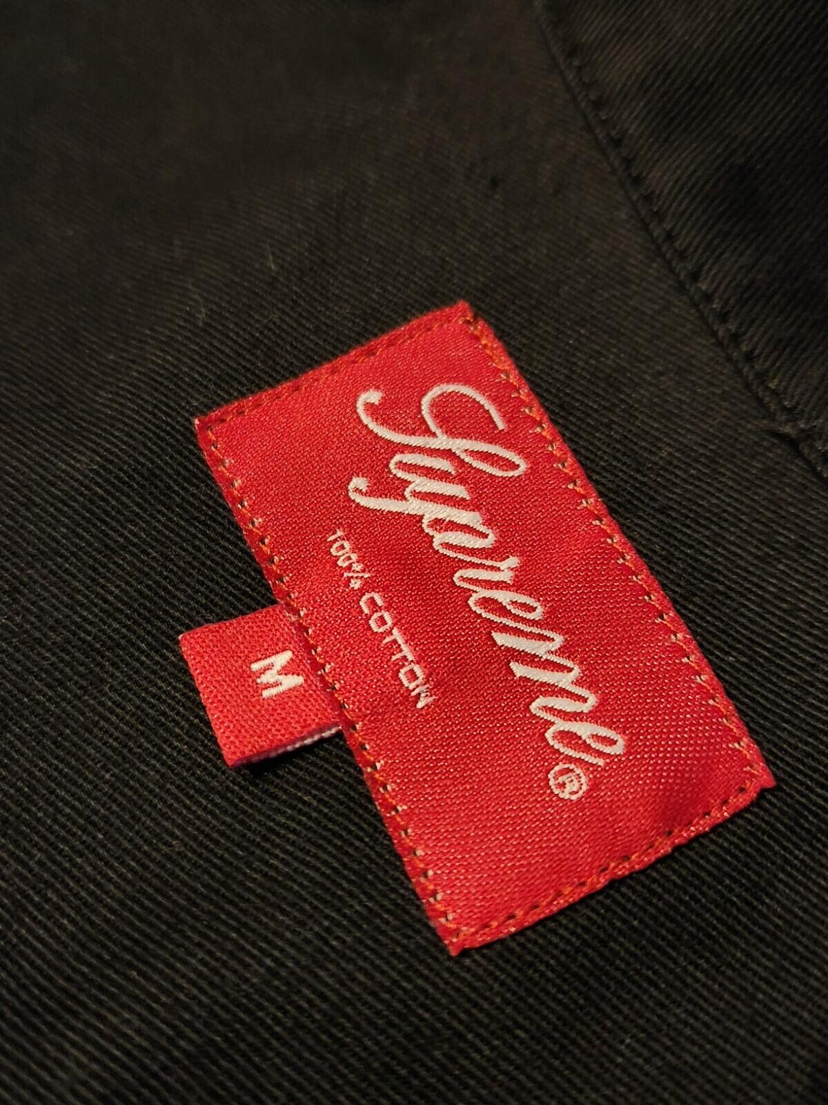 FW14 Supreme Hi-Vis Work Shirt Black Size M