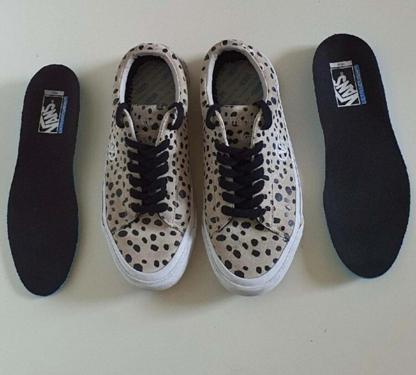 SS18 Supreme x Vans Sid Pro Dalmatian UK 8 US 9 EUR 42.5 Trainers Shoes