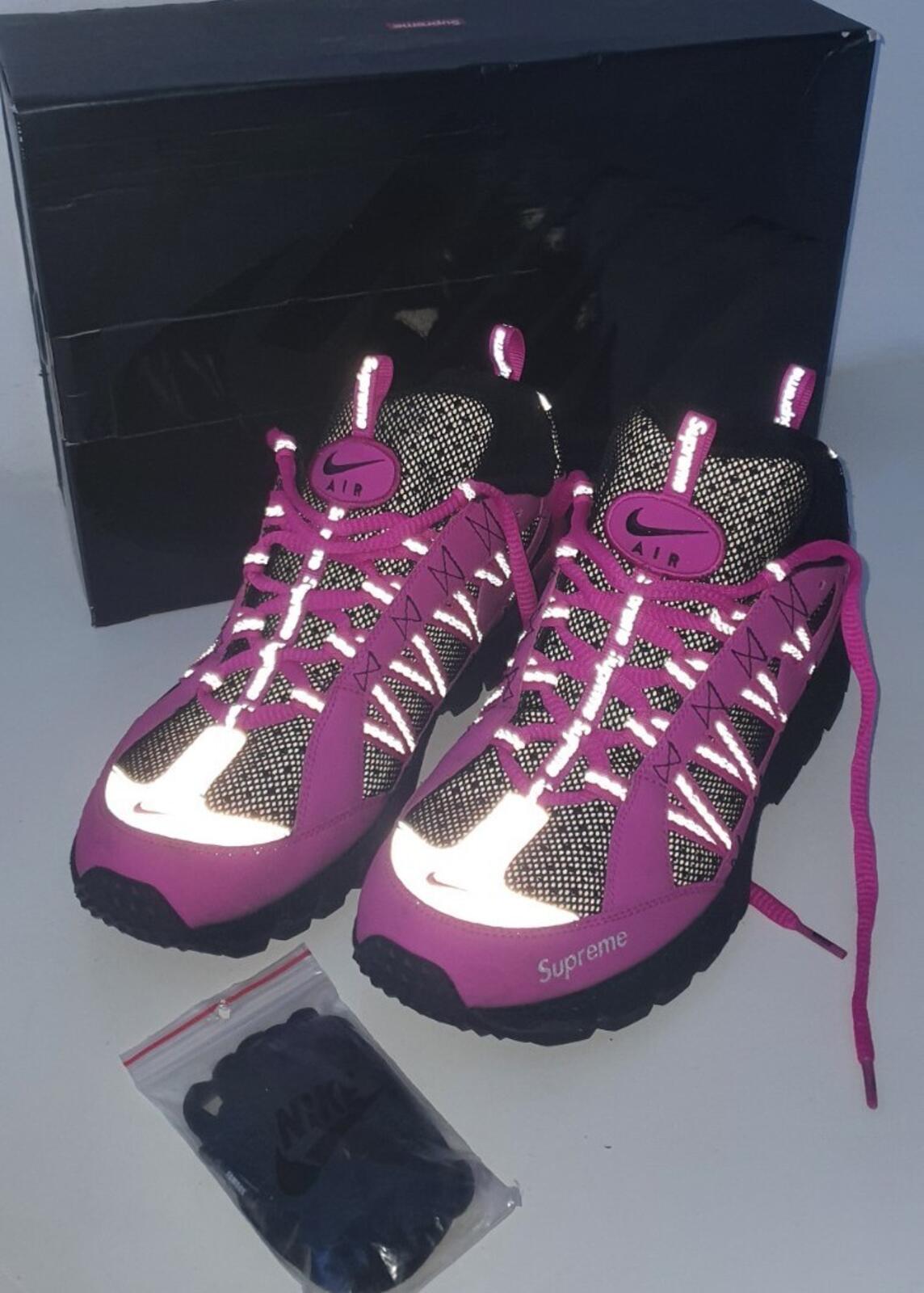FW17 Supreme x Nike Air Humara '17 trainers Fire Pink US 11 UK 10  EU 45 lot