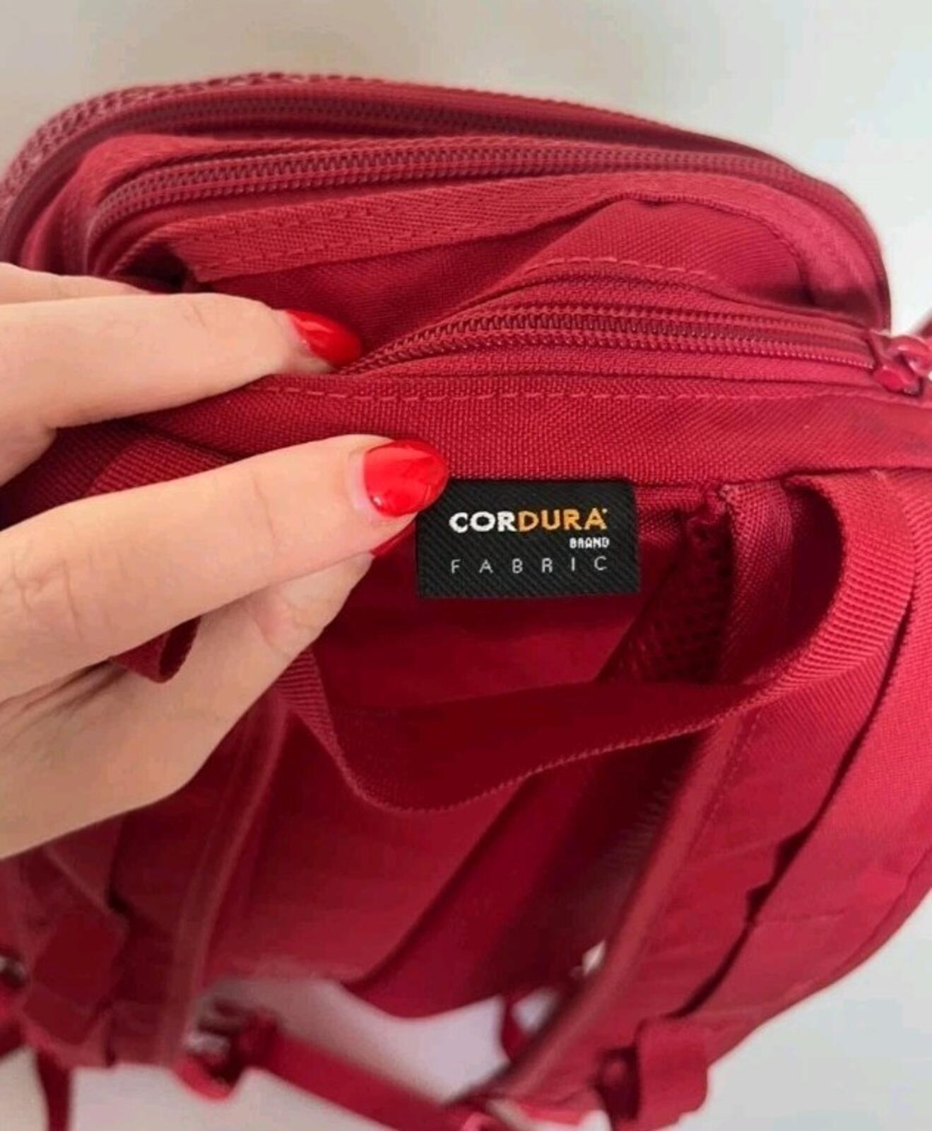 SS20 Supreme backpack Cordura Bag Mesh Dark Red Rucksack