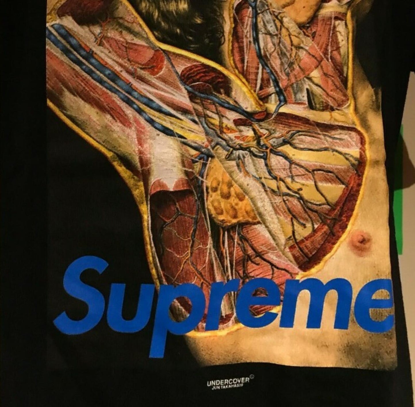 FW14 Supreme x Undercover Anatomy black Tee size M medium T-shirt 2014 Vintage