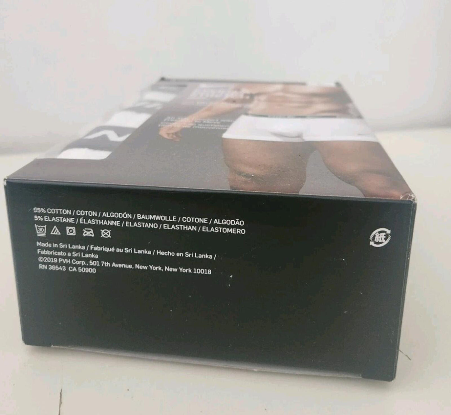 NIKE Lote de 3 bóxers de algodón elástico de corte normal, color blanco, talla L. Ropa interior Dri-FIT.