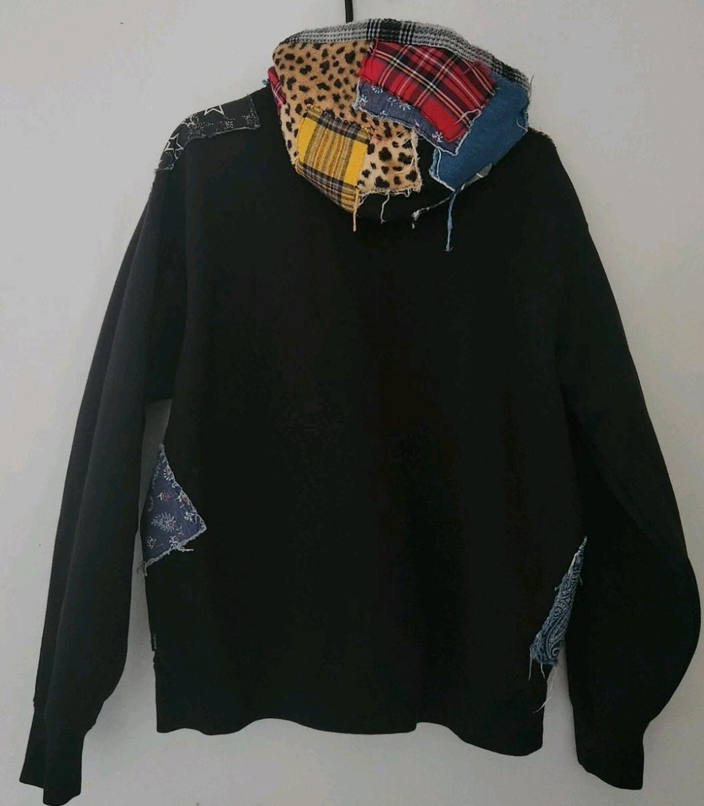 FW22 Supreme Patchwork Zip Up hooded sweatshirt size M