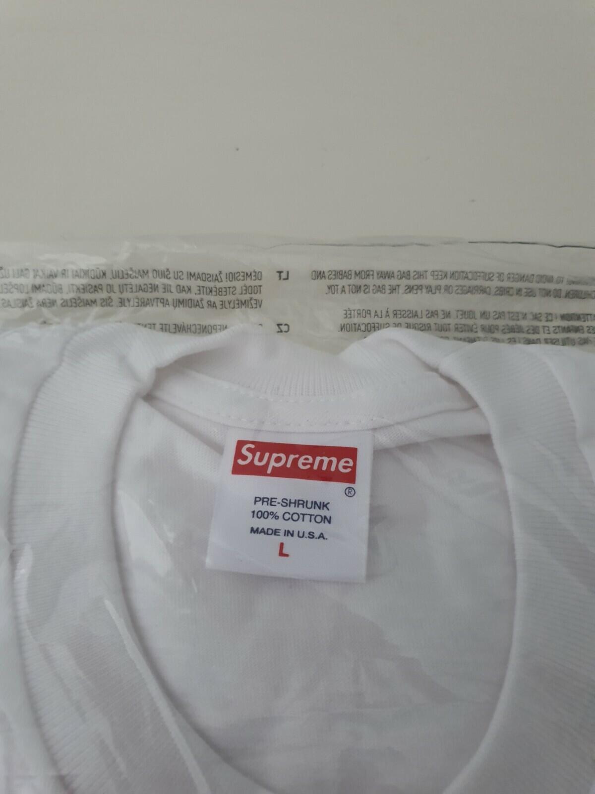 FW18 Supreme Bedroom Tee White Size L