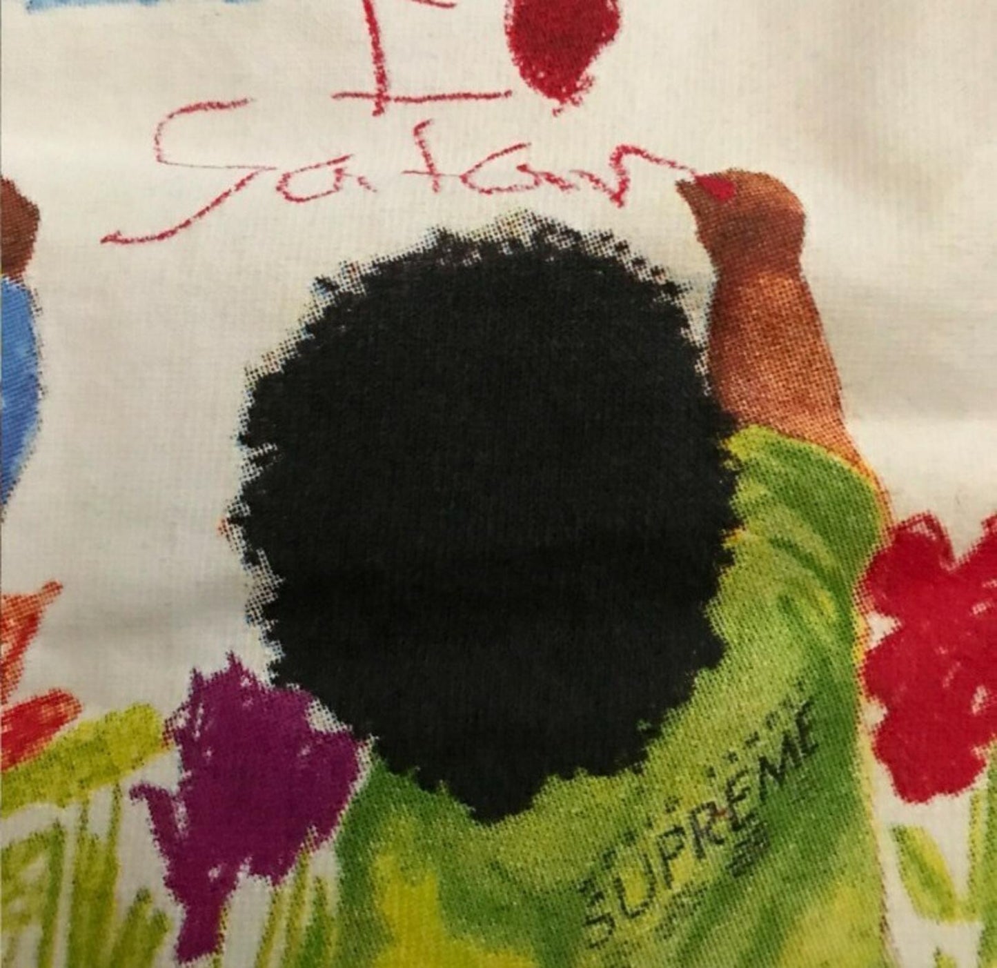 SS19 Supreme Kids Tee Heather Grey Size M