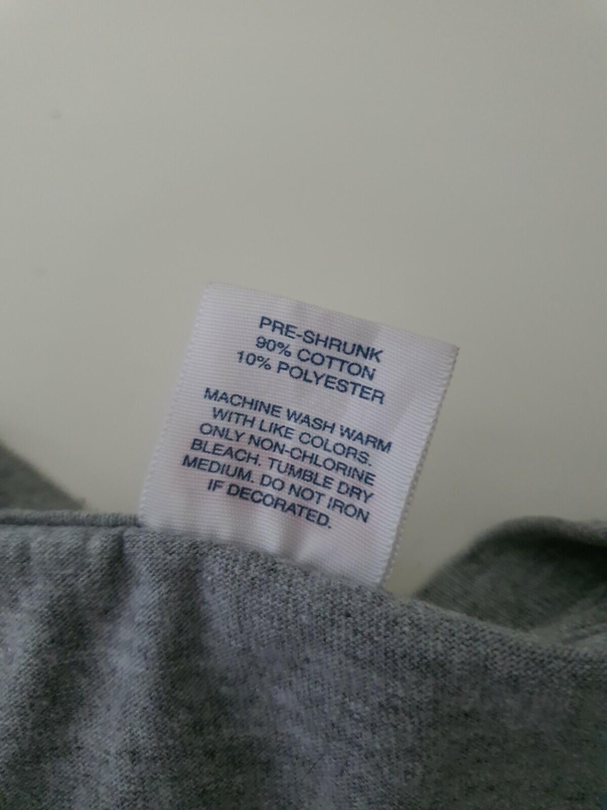 2003 Supreme Land of Opportunity / Menace II Society Tee Heather Grey Size L