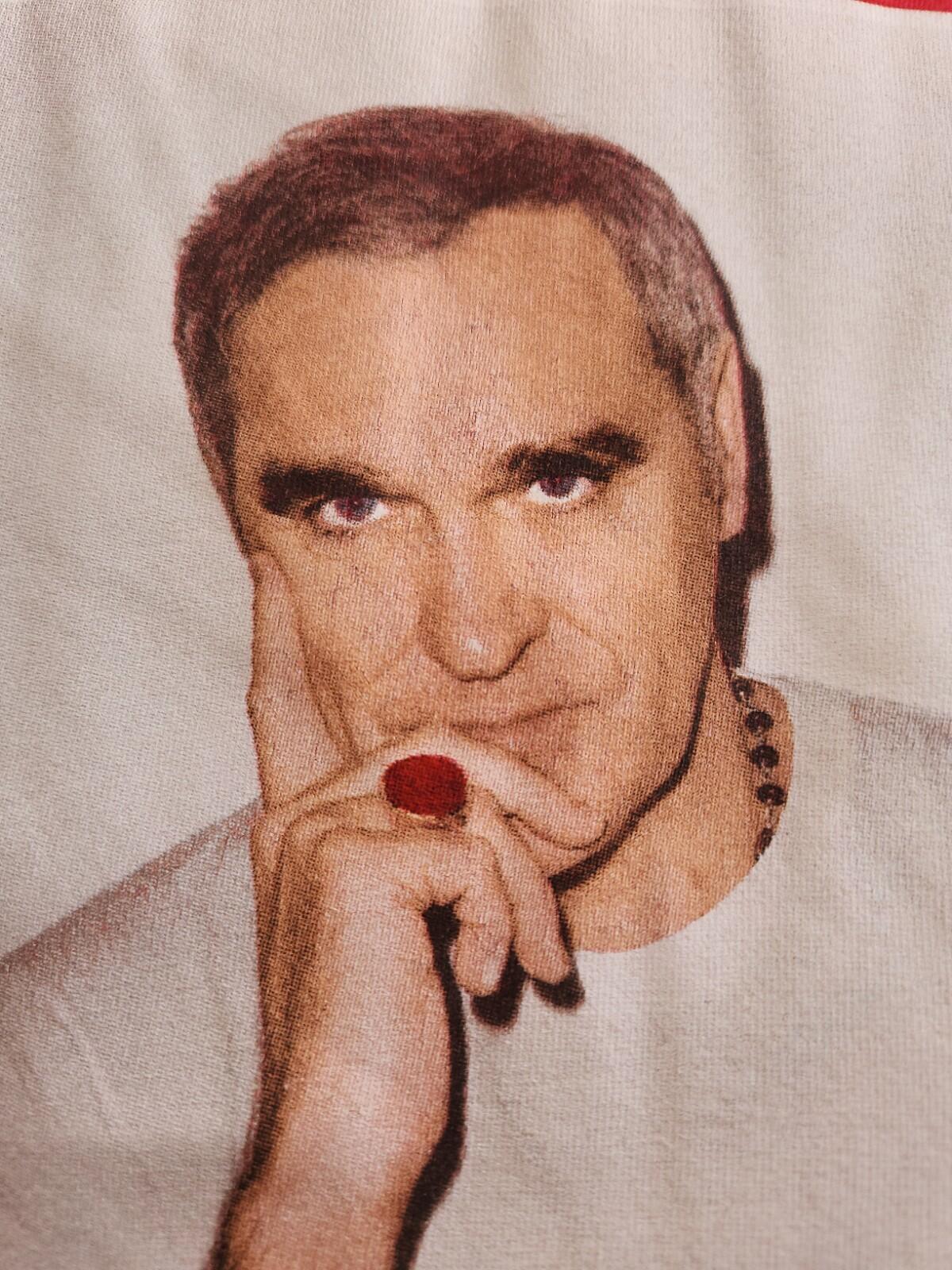 SS16 Supreme x Morrissey Photo Tee Red Size L