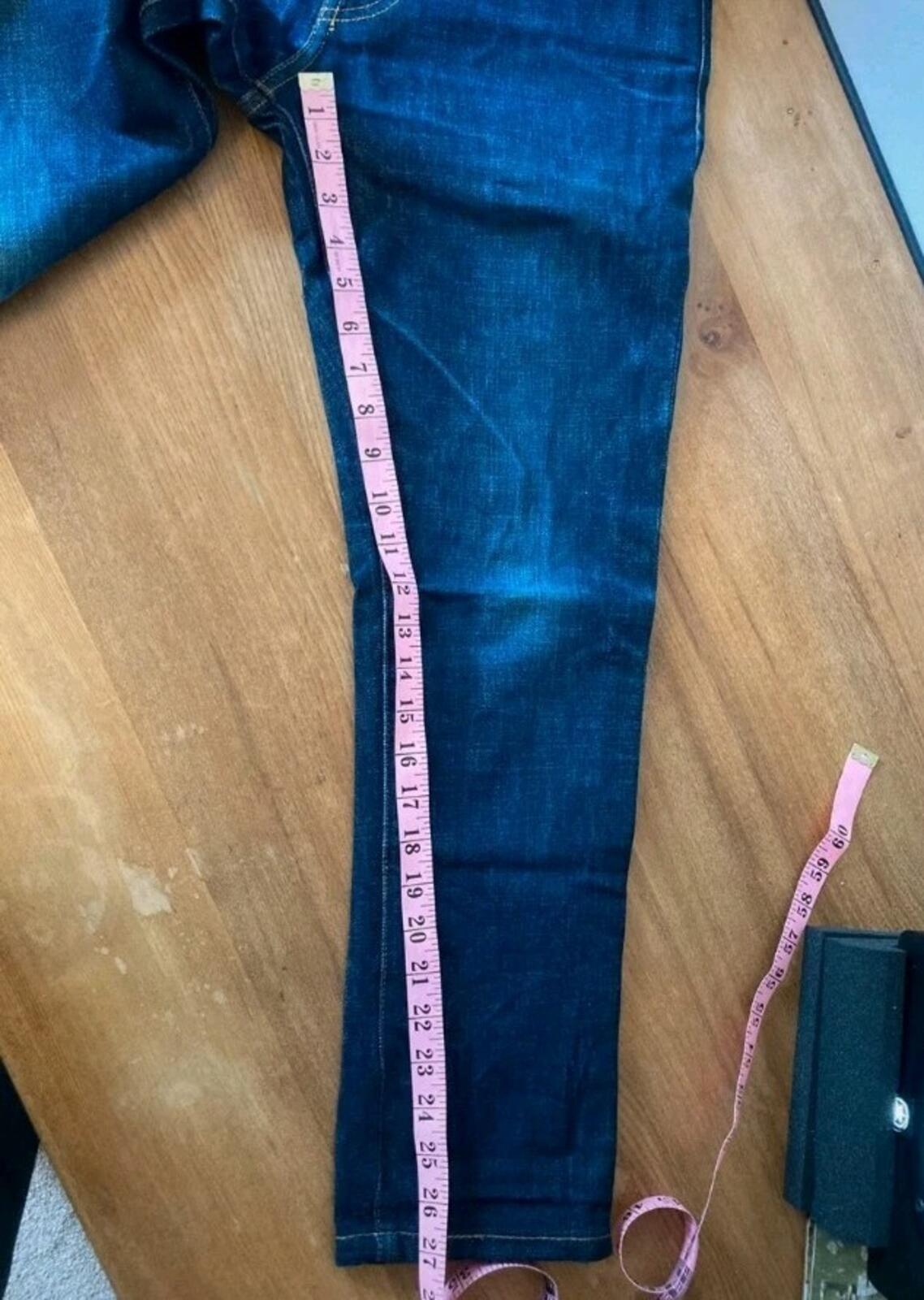 Supreme Denim Slim Jeans Blue Size 30 W30 L27 ALTERED