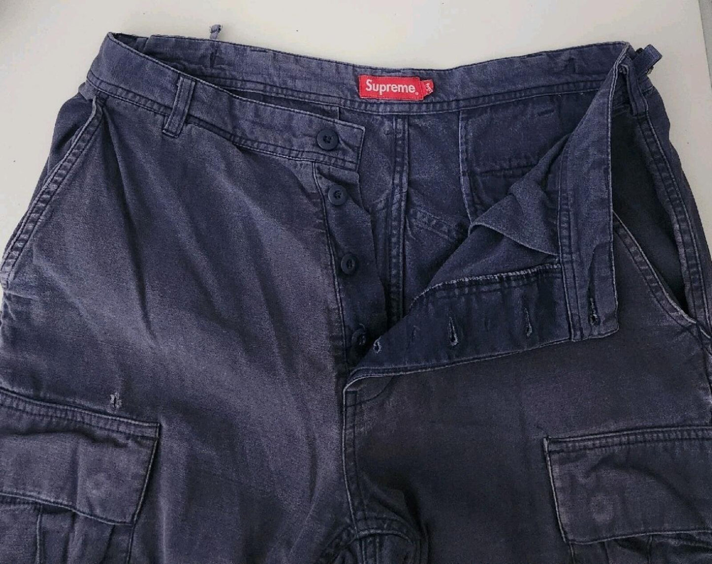 FW18 Supreme Cargo Pant Navy Size 34 W34 L32