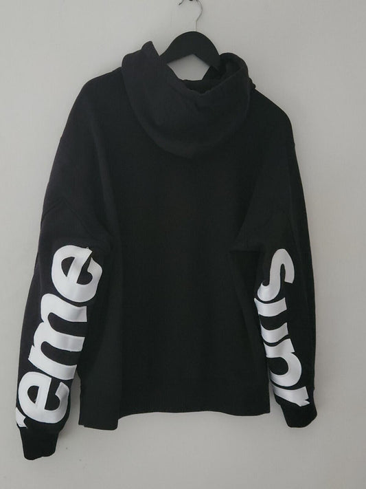 Sudadera con capucha y paneles recortados Supreme SS22 talla M mediana negra