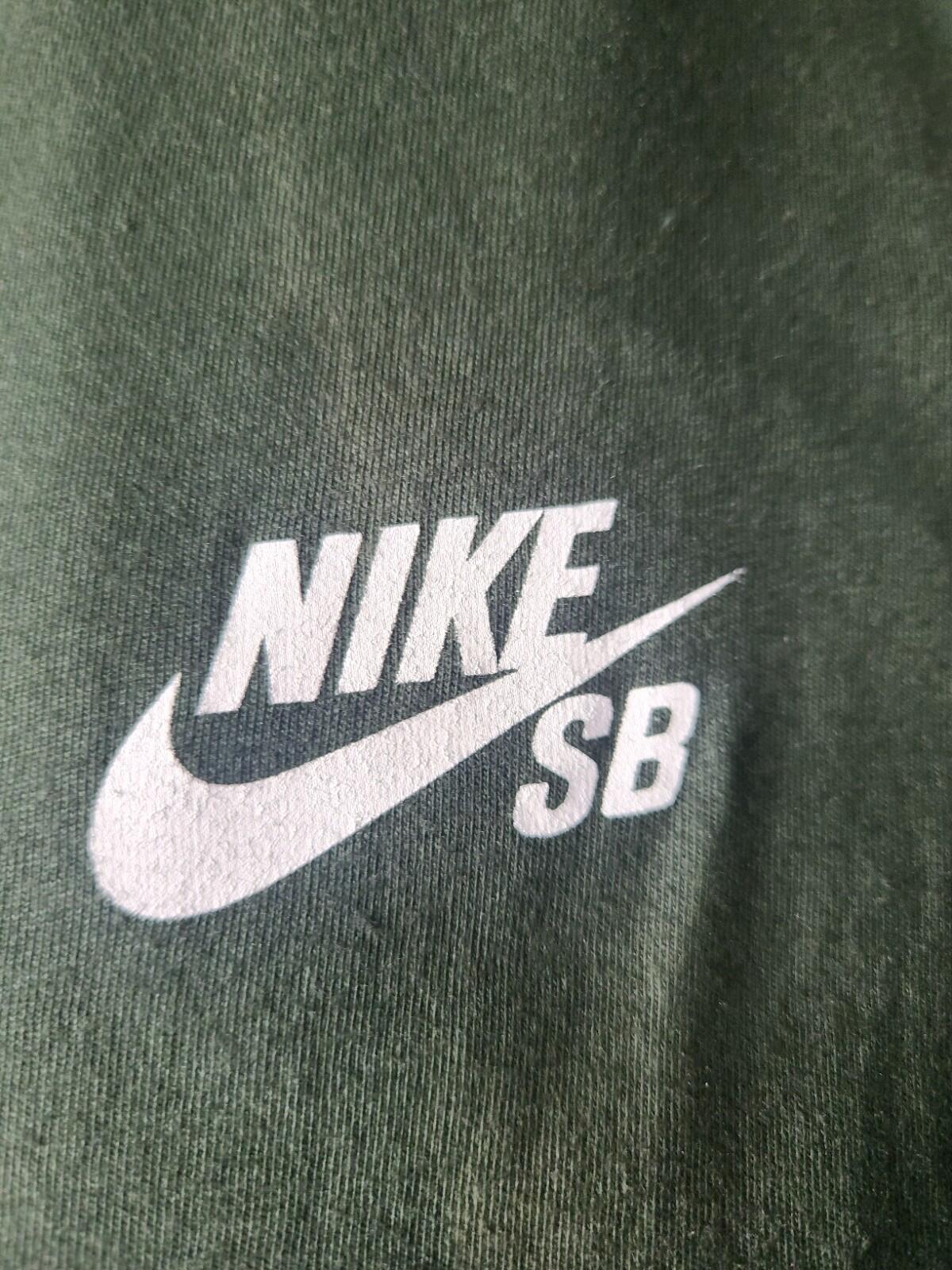 Nike SB Staple Panda Pigeon L/S Tee green Long sleeve M medium T-shirt top Rare