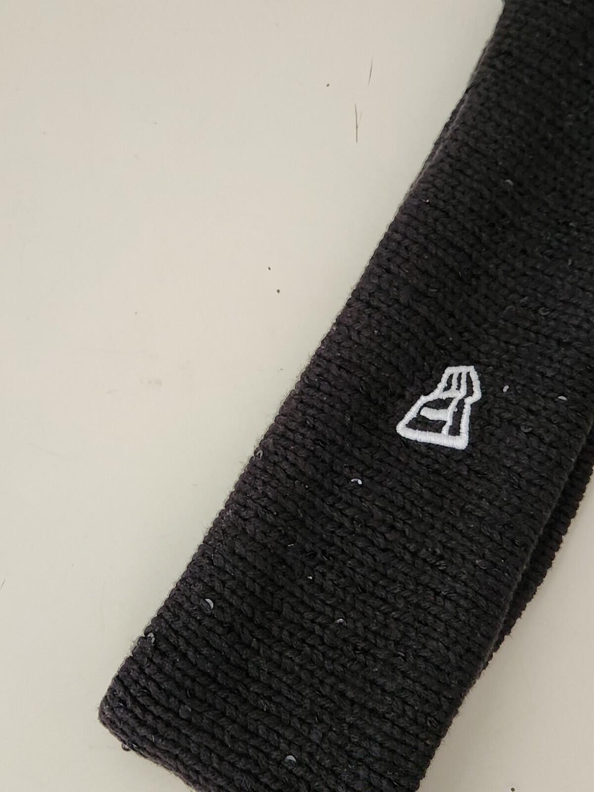 FW18 Supreme New Era Sequin Arc Logo Headband Black