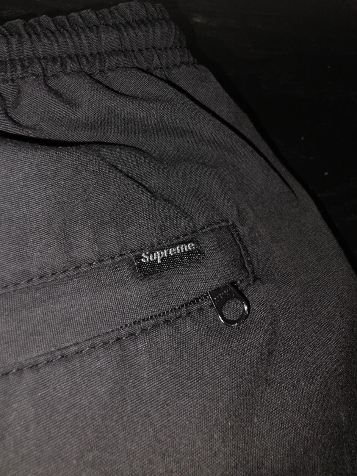 SS15 Supreme Reflective Logo Swim Short Black Größe M