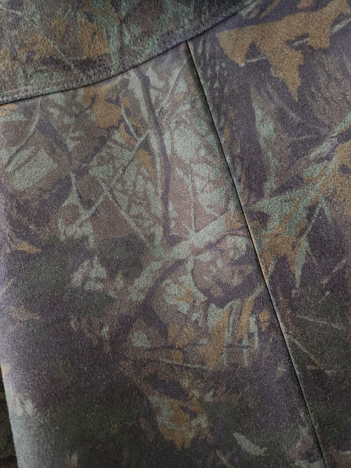 FW17 Supreme hooded suede work jacket $588 Tree Camo L