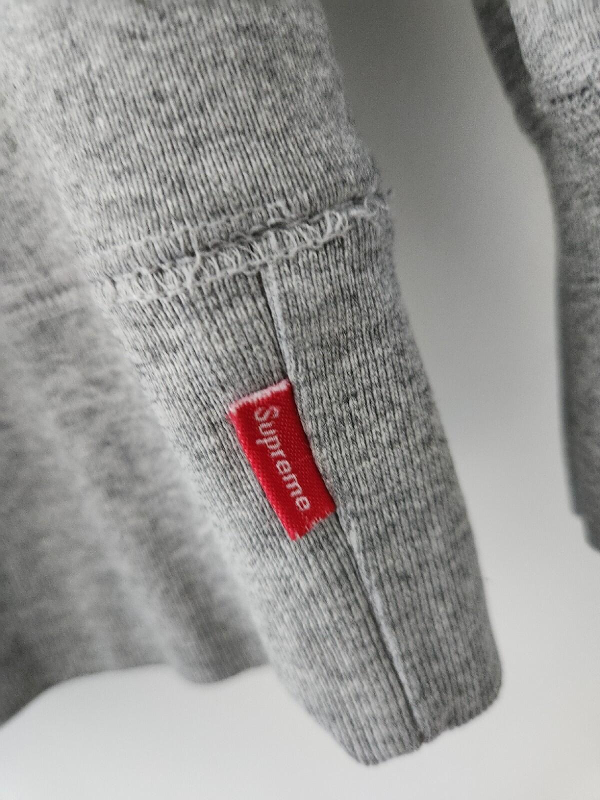 FW10 Supreme Popeye Hooded Sweatshirt L Large hoodie Heather Grey Vintage 2010