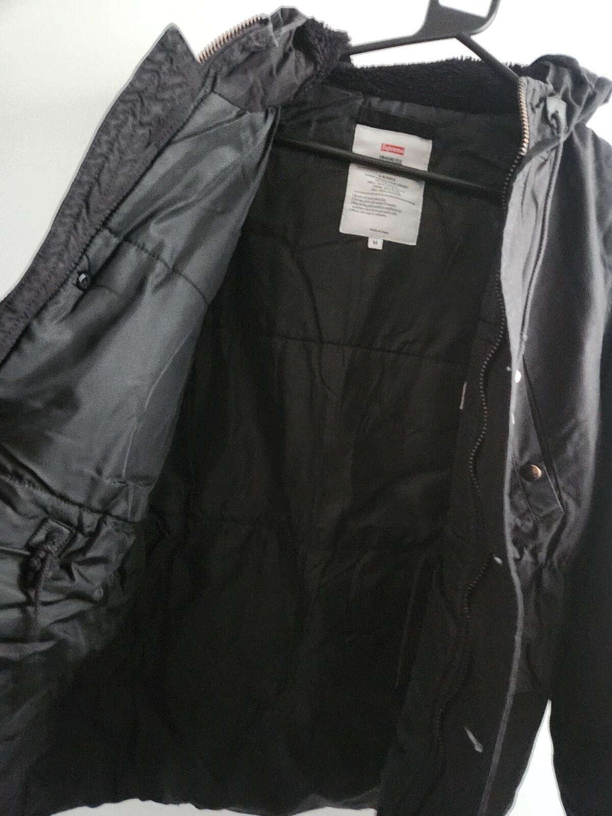 FW12 Supreme Waxed Cotton N-3B Jacket Black Size M