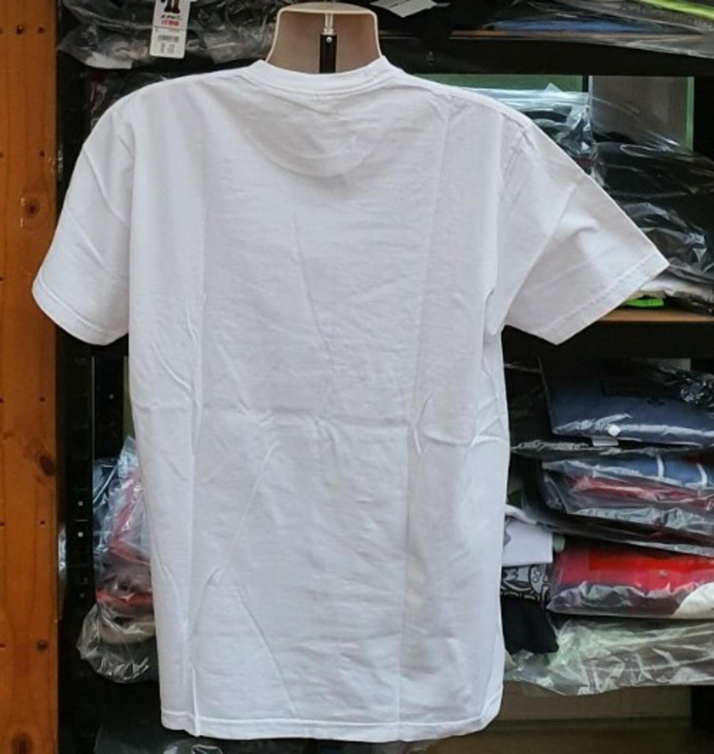 FW15 Supreme Peel white tee size XL T-shirt orange Rare