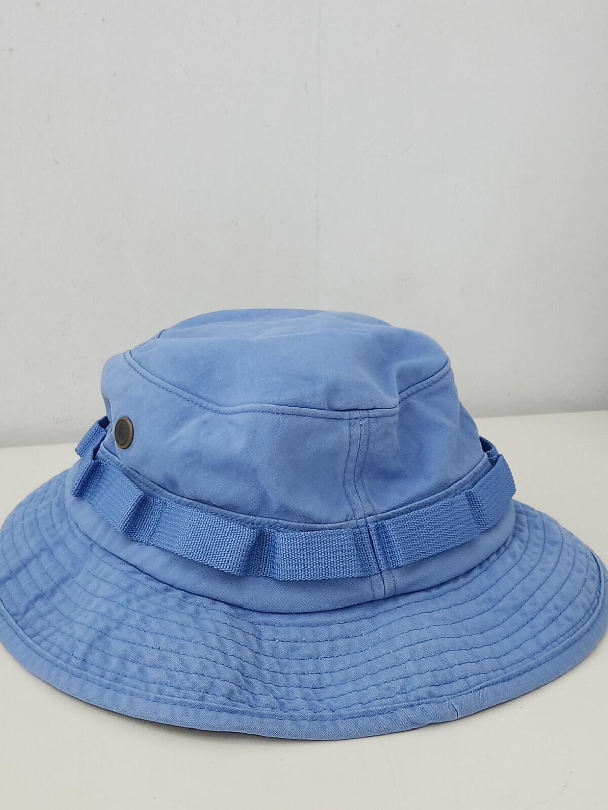 SS22 Supreme Military Boonie Blue Bucket hat M/L Crusher Medium / Large