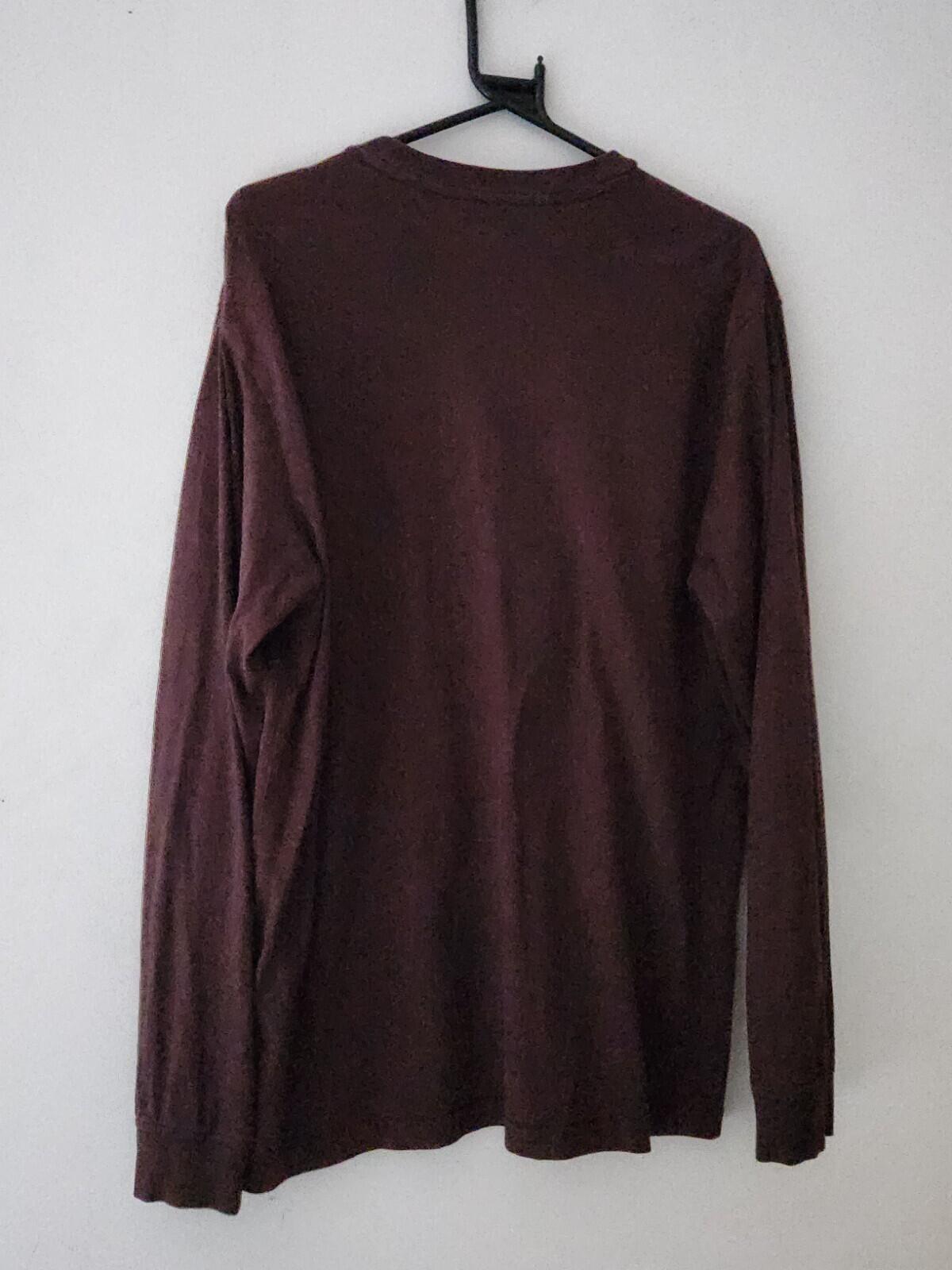 FW22 Supreme Small Box L/S Tee Brown Top size M Medium T-shirt