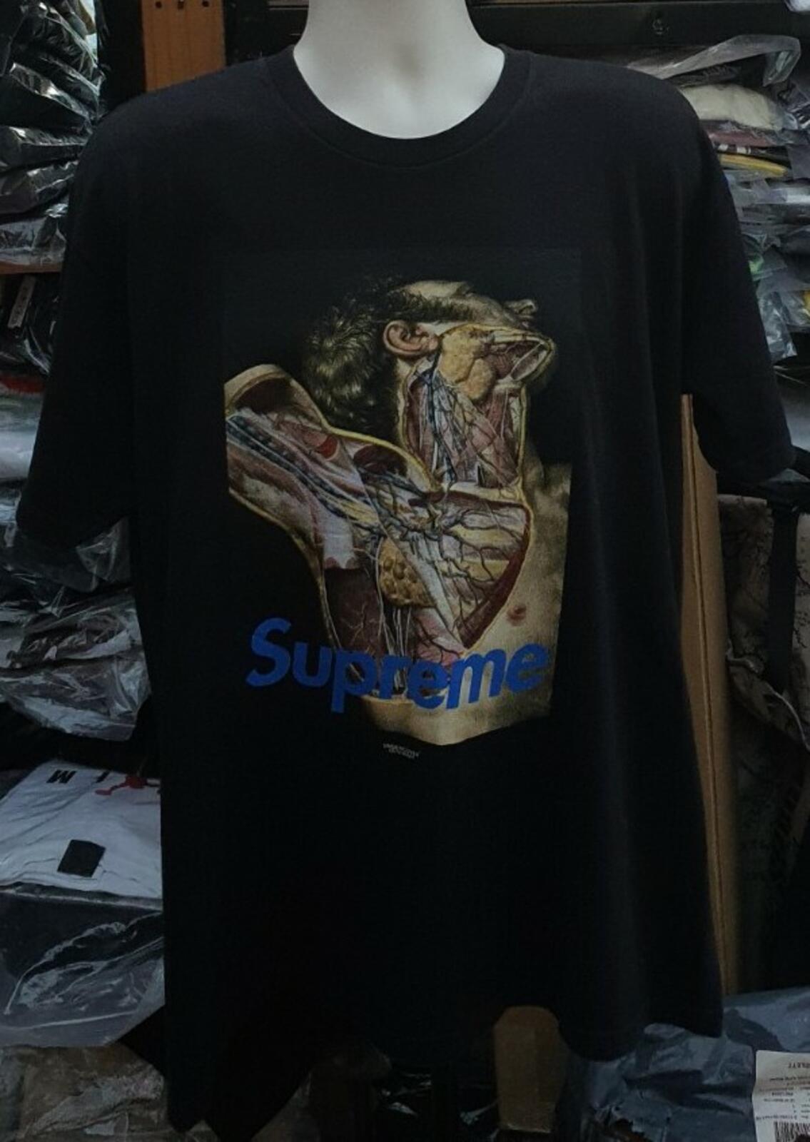 FW14 Supreme x Undercover Anatomy black Tee size XL T-shirt Vintage 2014 Rare