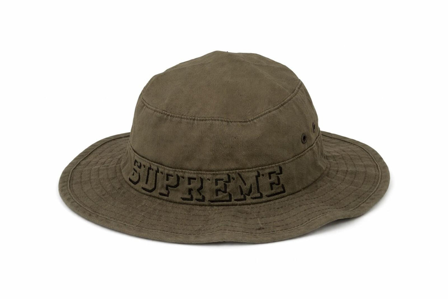 SS15 Supreme Twill boonie Hat Olive Size S / M