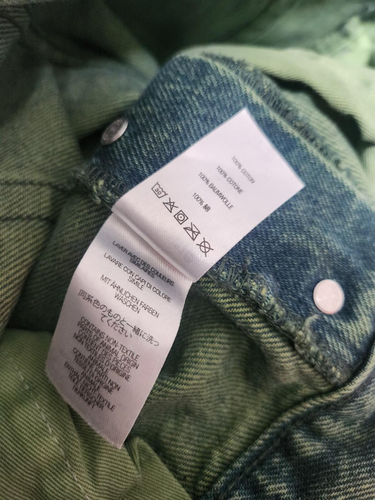 SS23 Supreme Regular Jean Size 32 W32 L32 Overdyed Green Denim Jeans Trousers