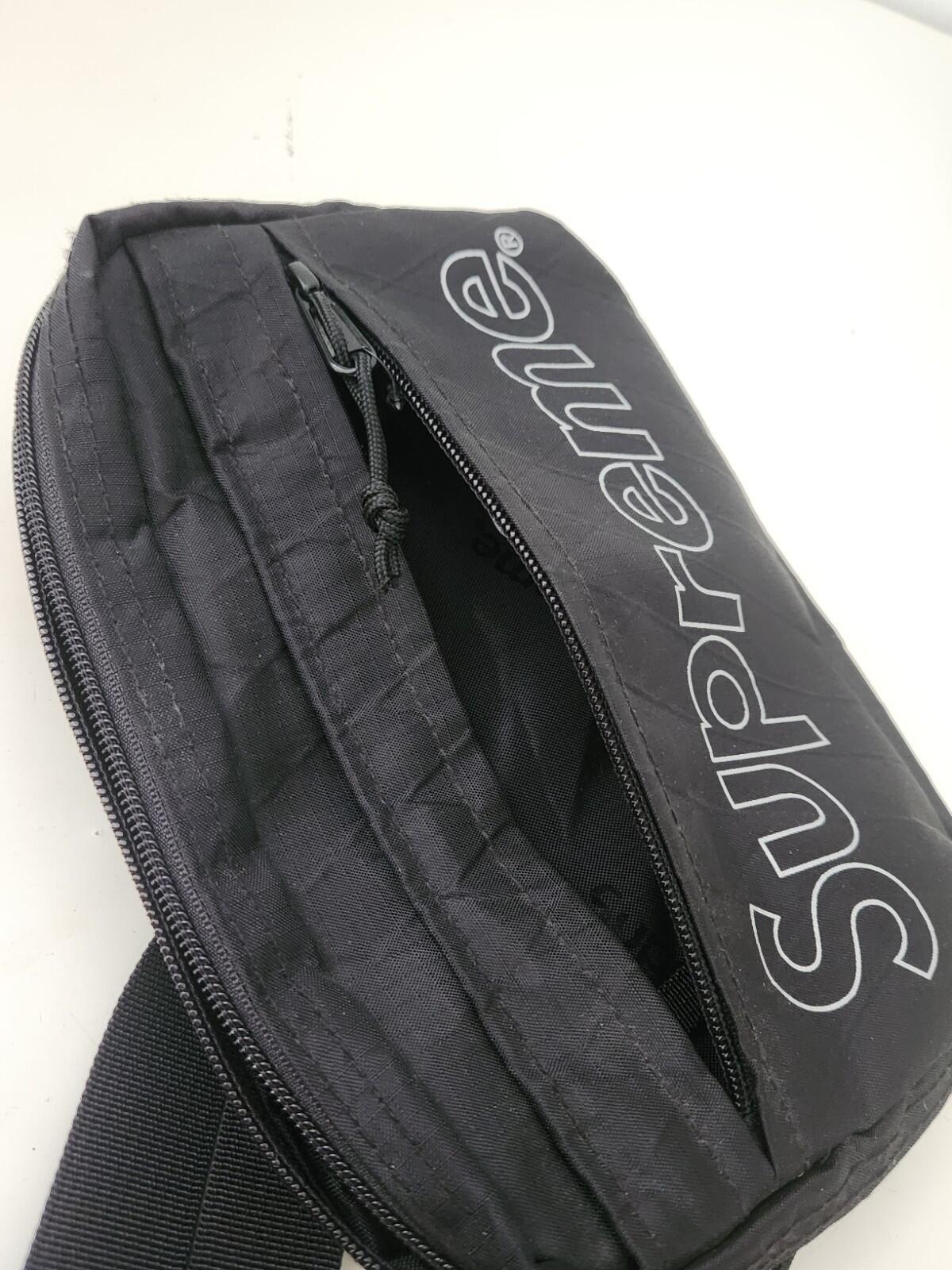 FW18 Supreme Shoulder Bag Black Water Resistant