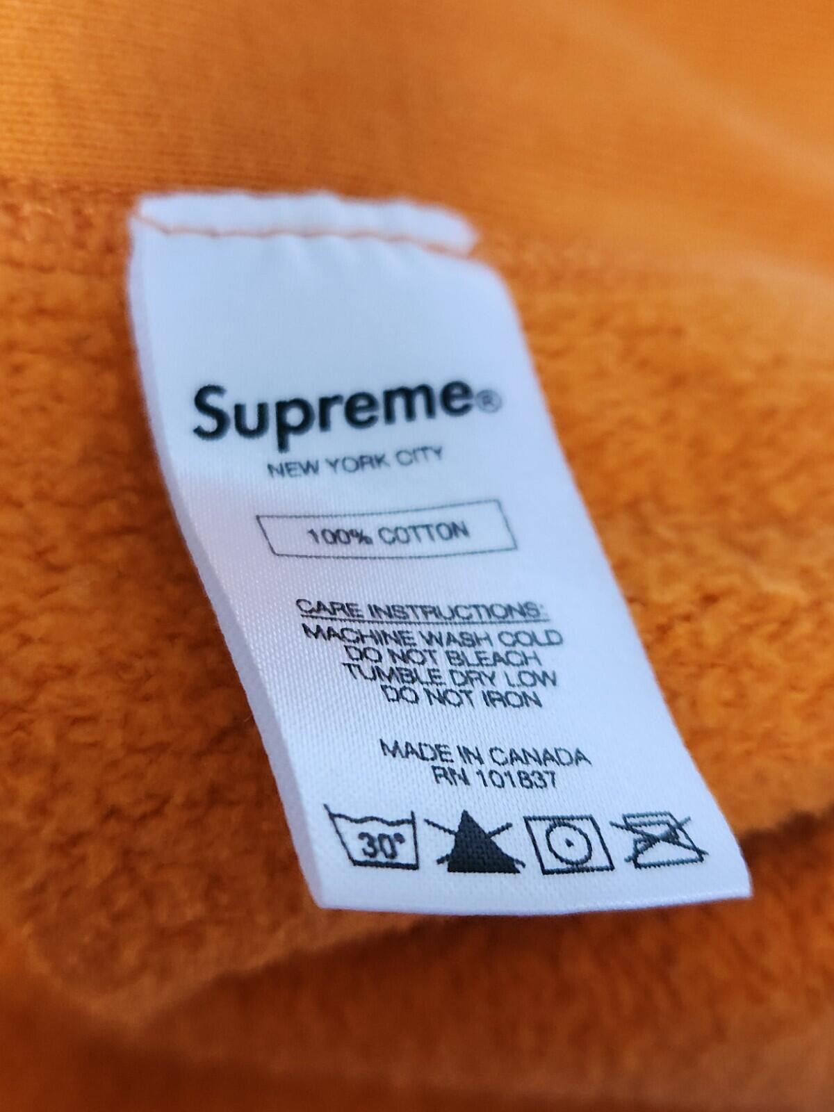 SS17 Supreme x Playboy Hooded Sweatshirt Größe M Medium Hoodie orange