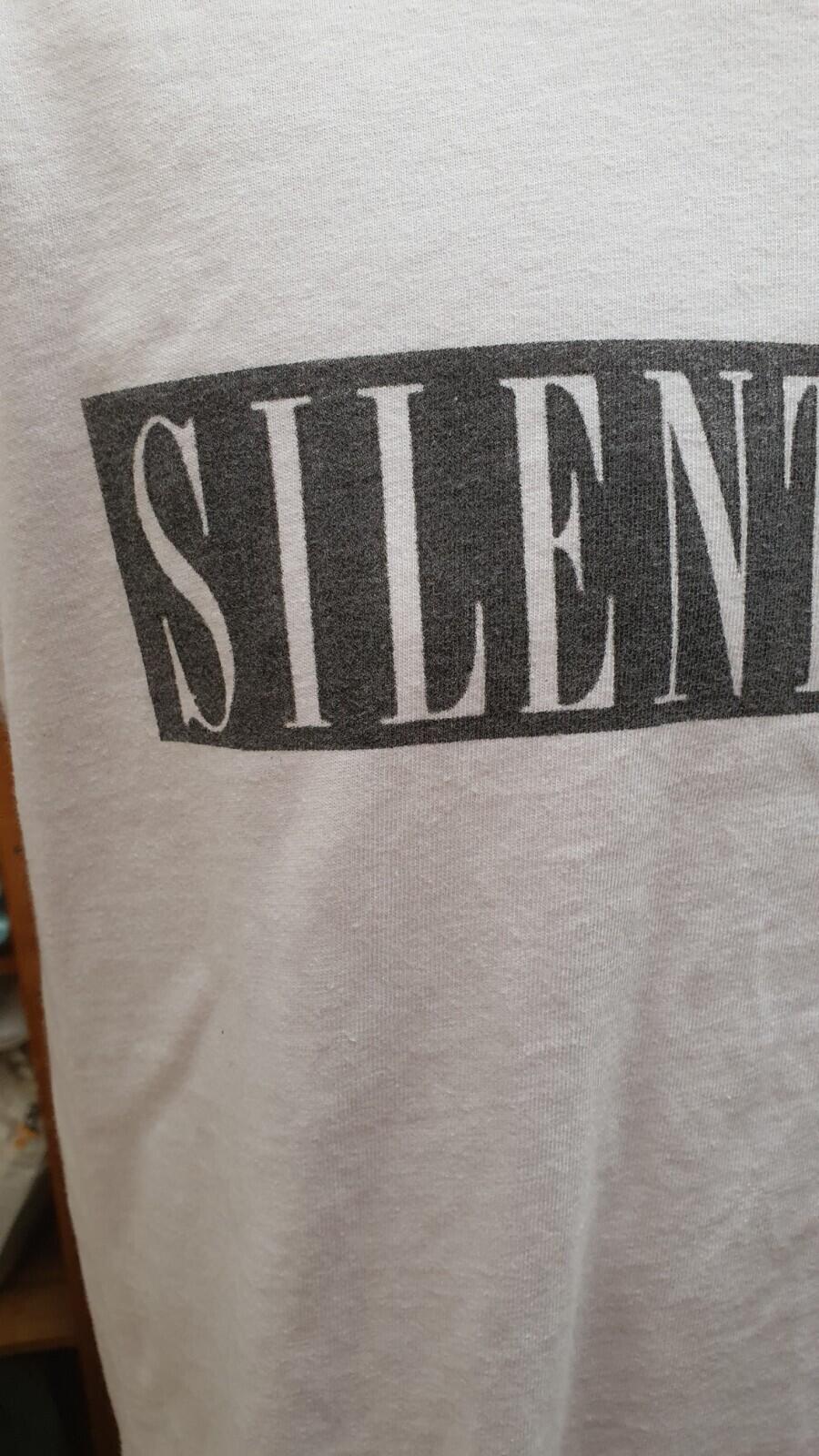 FW14 Supreme Silent Night Tee talla M mediana camiseta blanca Navidad Rara