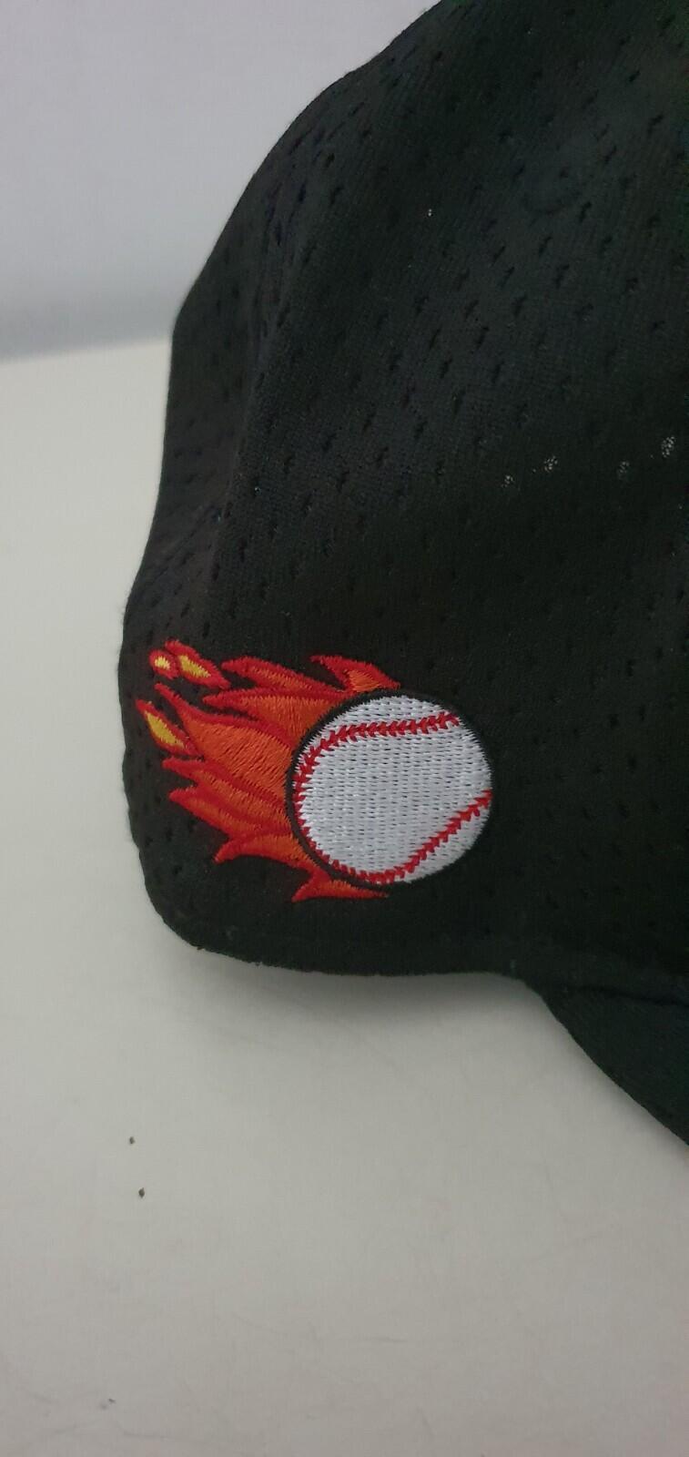 SS18 Supreme Mesh Box Logo New Era Kappe Schwarz Größe 7 1/2