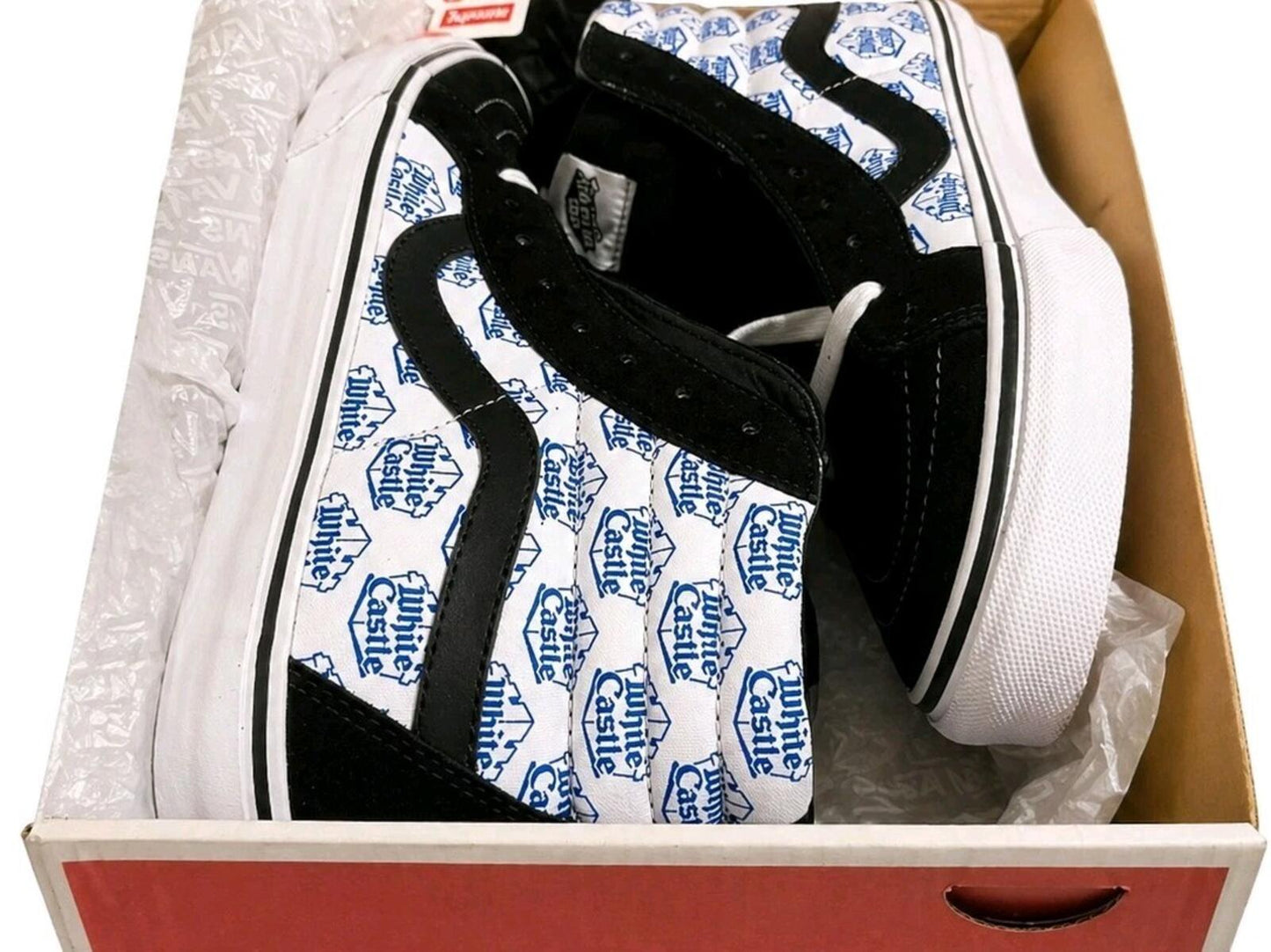 SS15 Supreme x White Castle x Vans Sk8-Hi Reissue Turnschuhe US 11 UK 10 EU 44.5