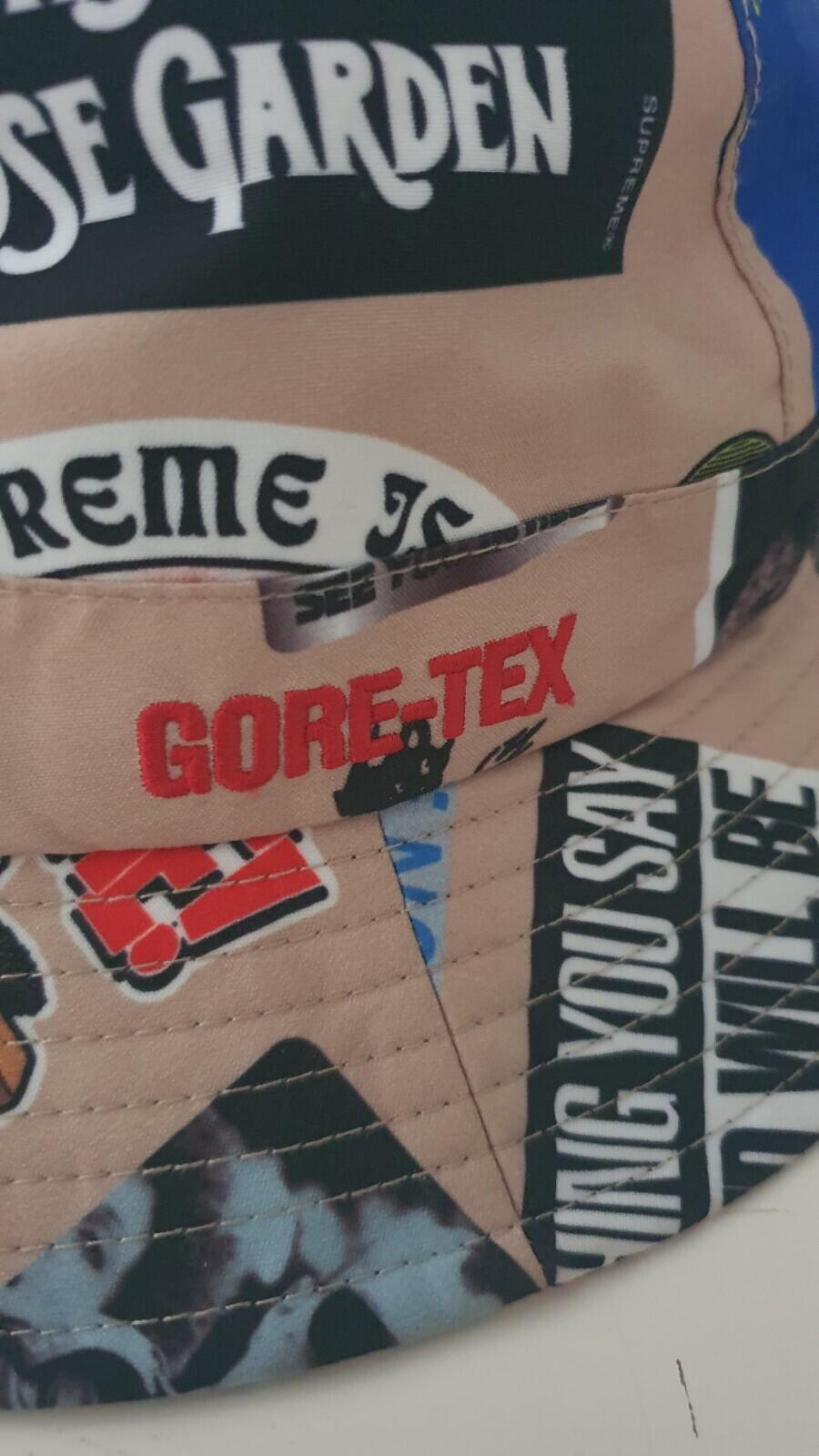 SS21 Supreme GORE-TEX Bell hat Small /Medium S/M tan stickers bucket WATERPROOF