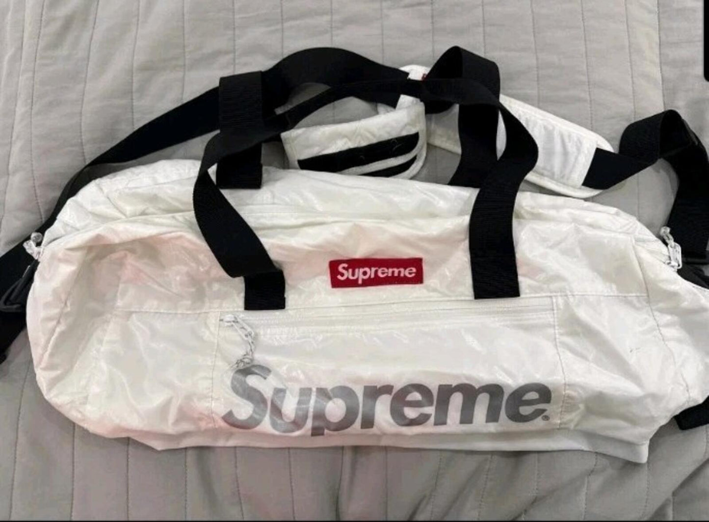 FW17 Supreme Duffle Bag White