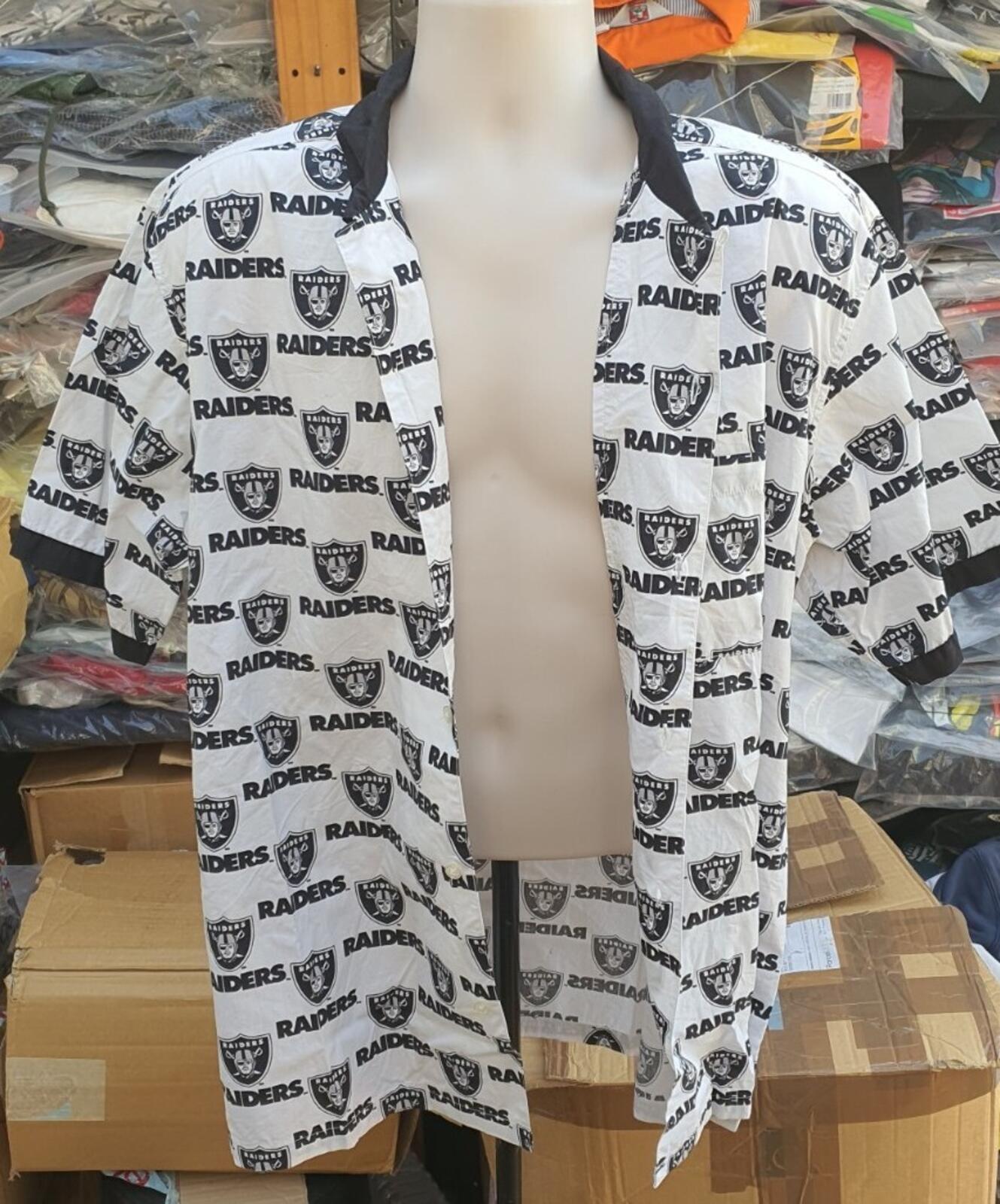 SS19 Supreme NFL x RAIDERS X '47 S/S Shirt White Size XL