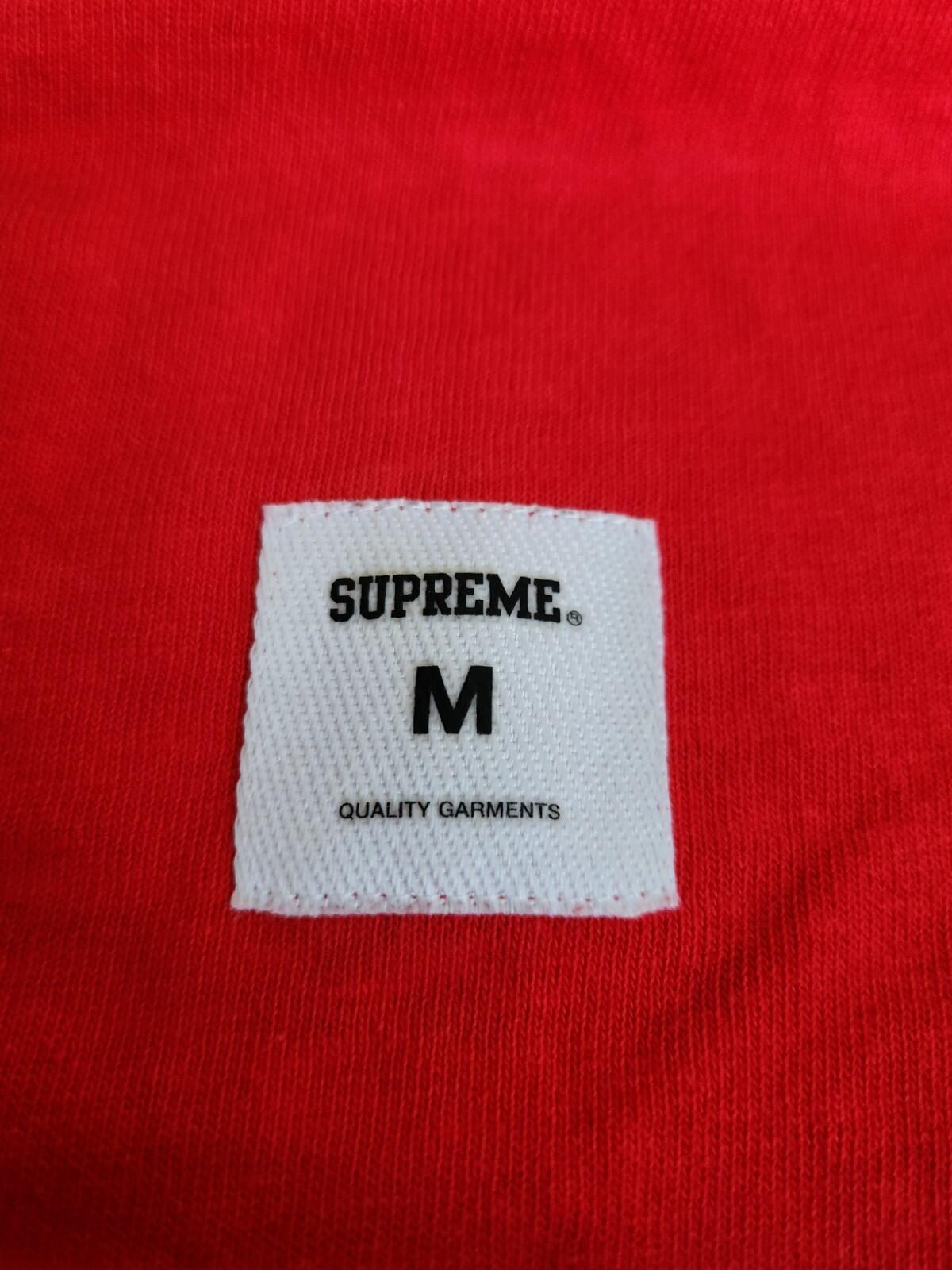 FW17 Supreme Dotted Arc Top Red T-Shirt Größe Medium M kurzärmeliges T-Shirt