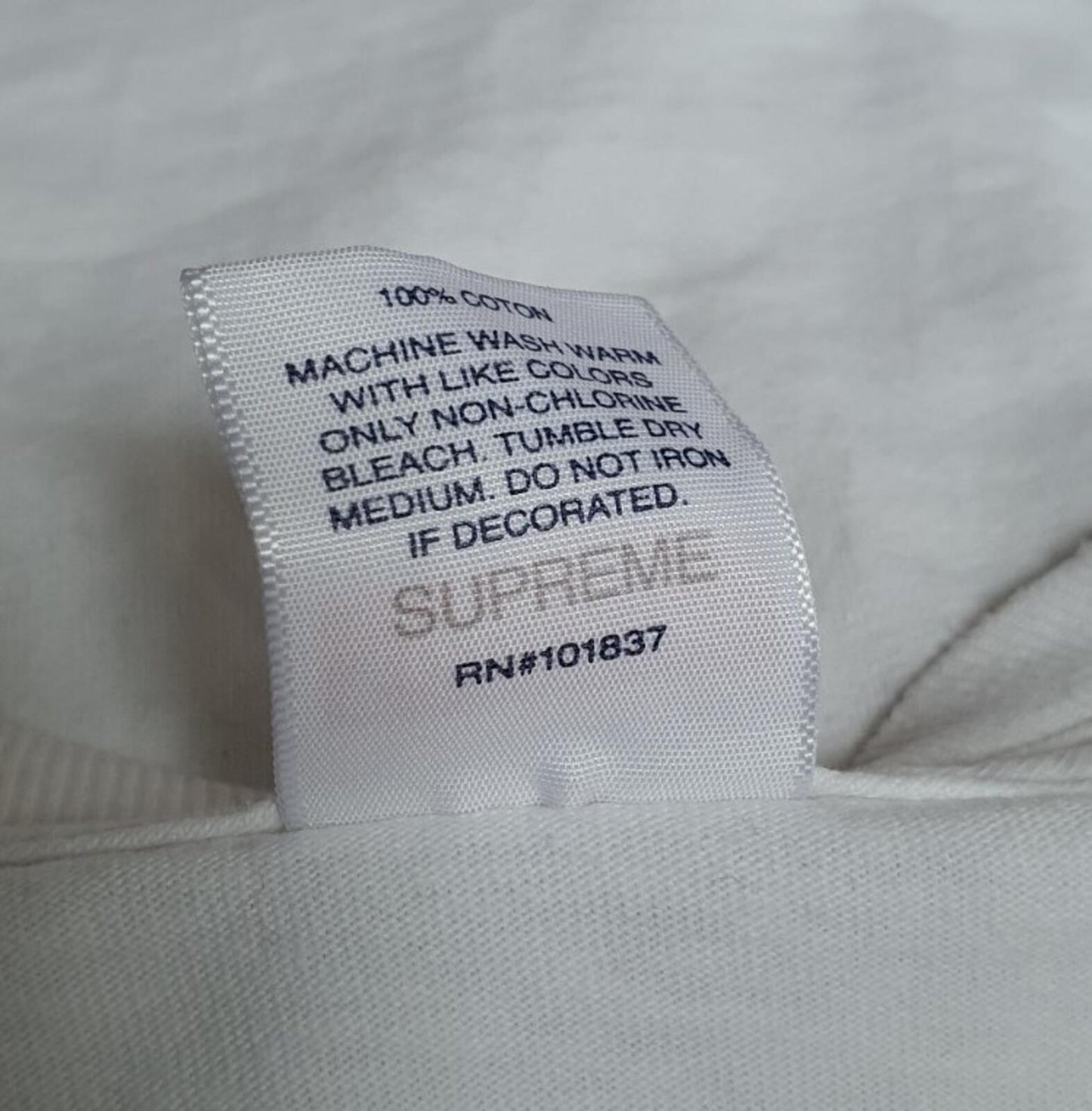 FW19 Supreme Heaven and Earth tee size M medium T-shirt white