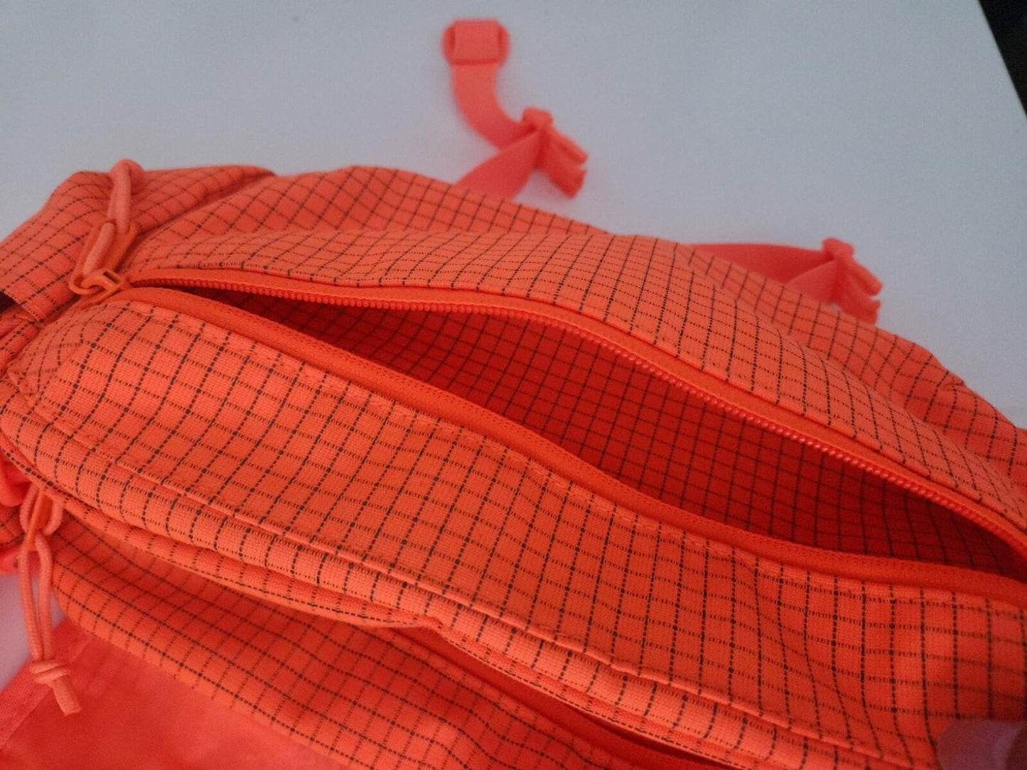 SS24 Supreme Mini Duffle Bag Water resistant 3M Reflective Orange Shoulder 5.5L