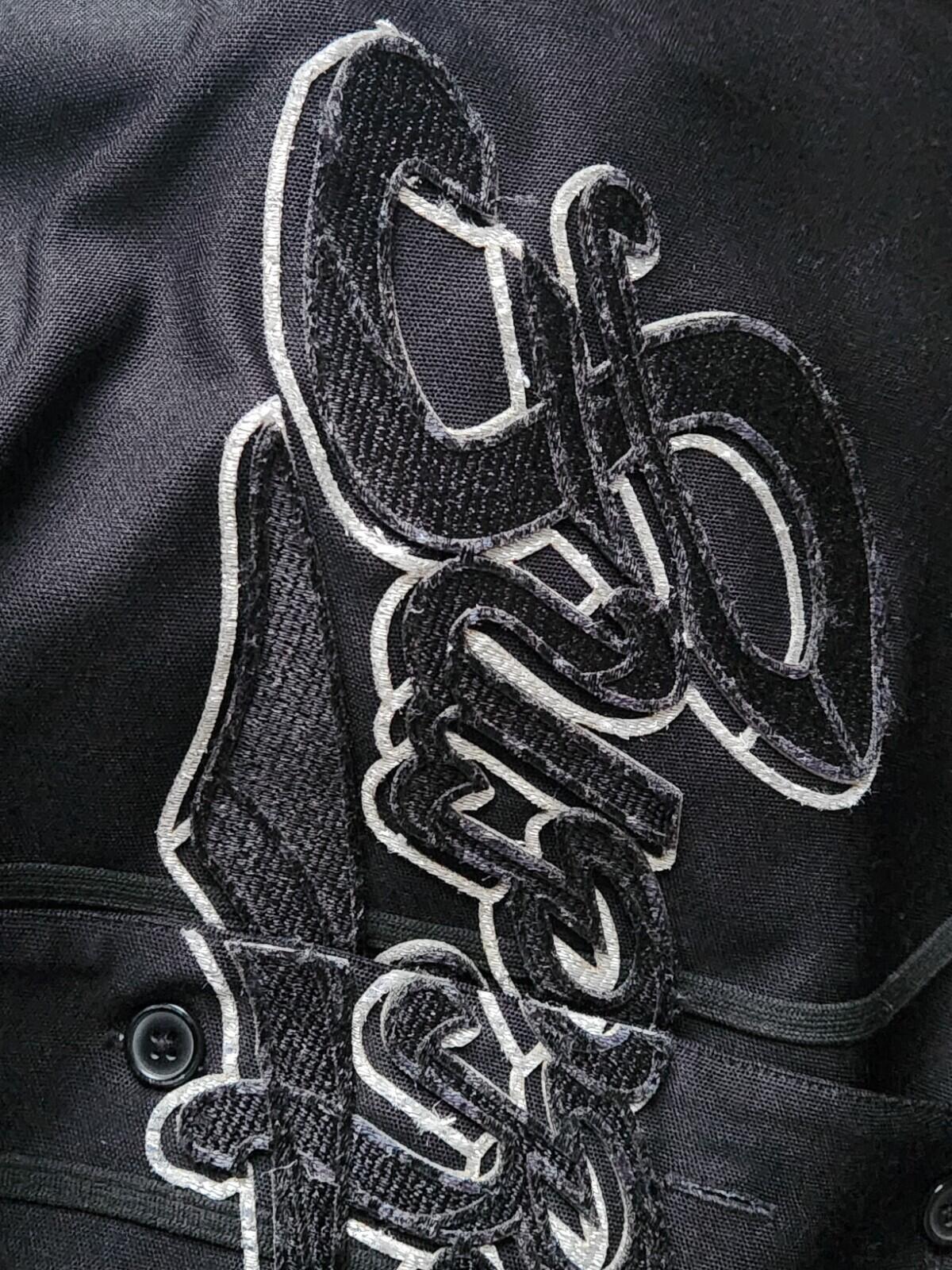 SS22 Supreme Baseball-Trikot Kapuzenpullover Schwarz Größe XL