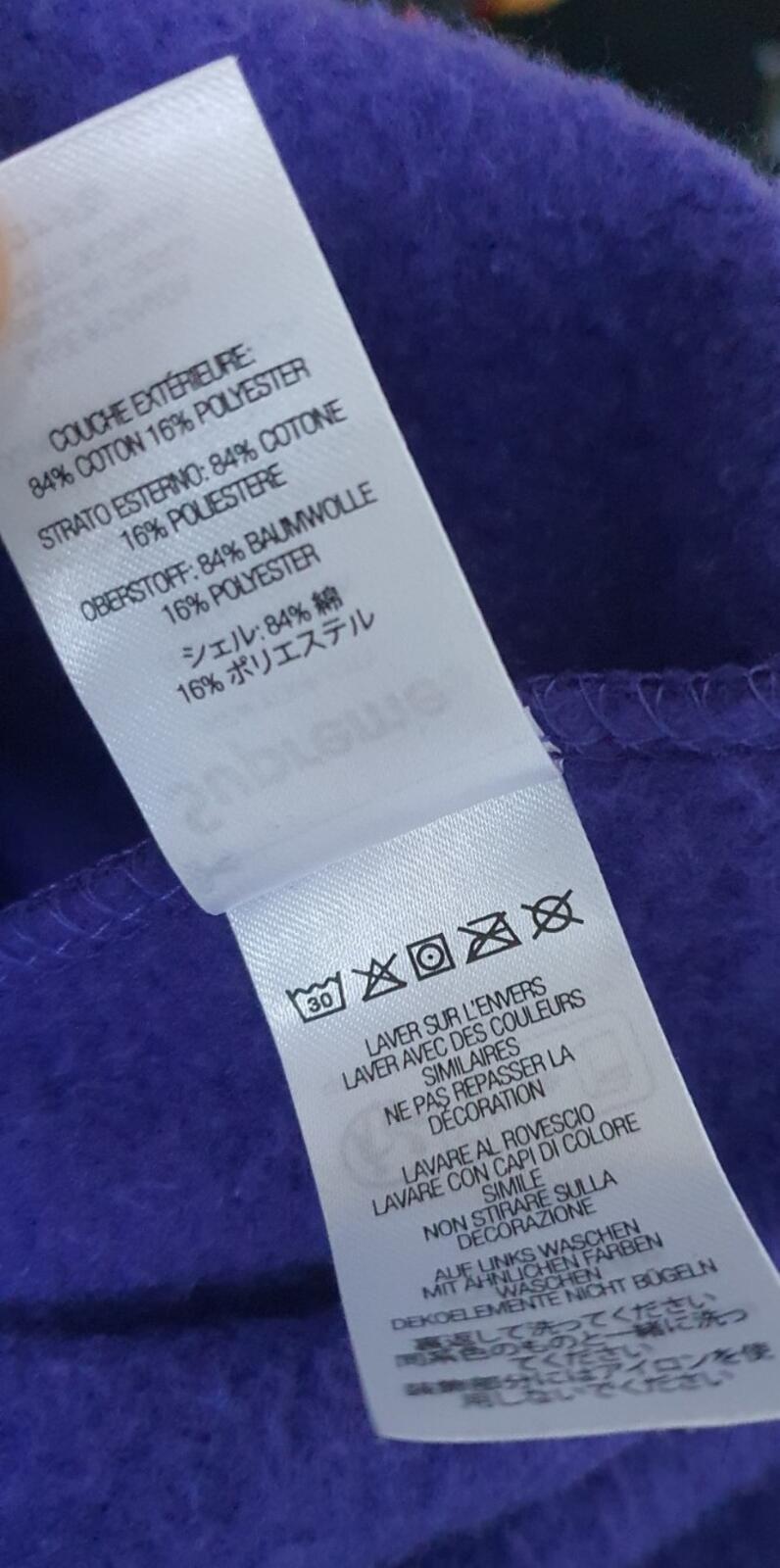 SS23 Supreme World Famous Micro Logo Purple hooded sweatshirt Hoodie M medium