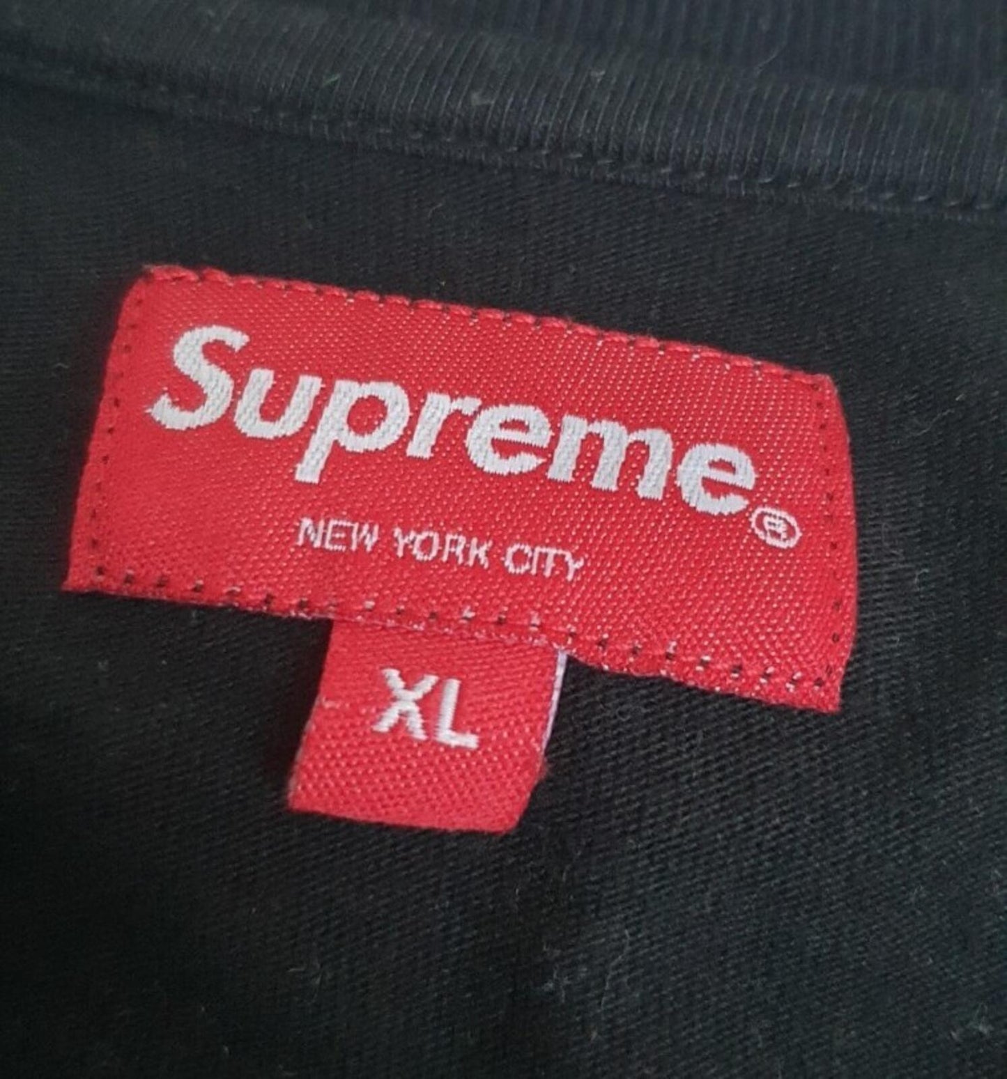 FW21 Supreme Intarsia L/S Top Tee Black Size XL