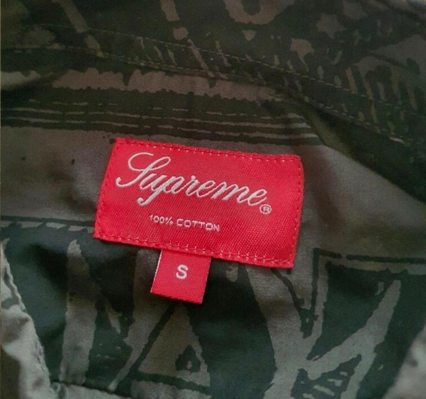 FW13 Supreme Franklin Hemd Größe S Schwarz