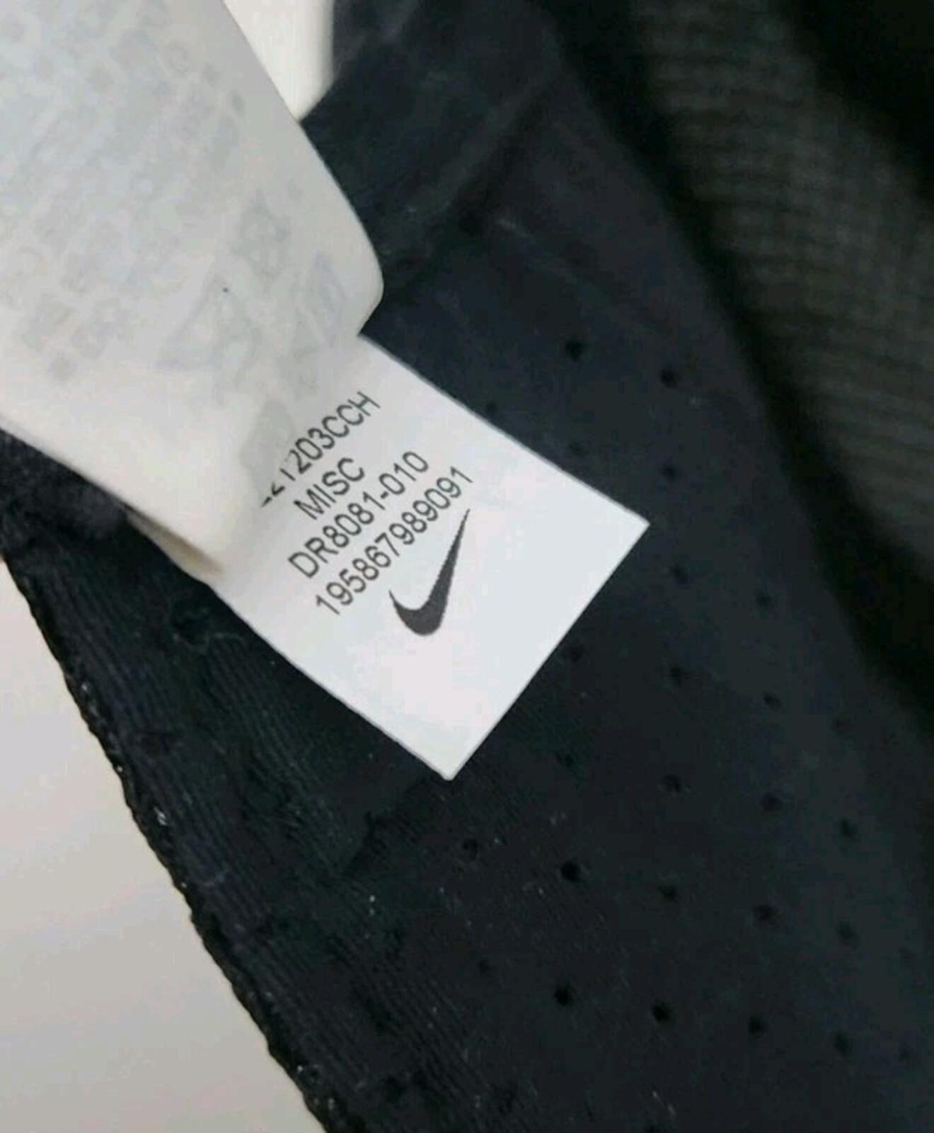 Gorra de running SS22 Supreme x Nike Shox negra Dri-FIT
