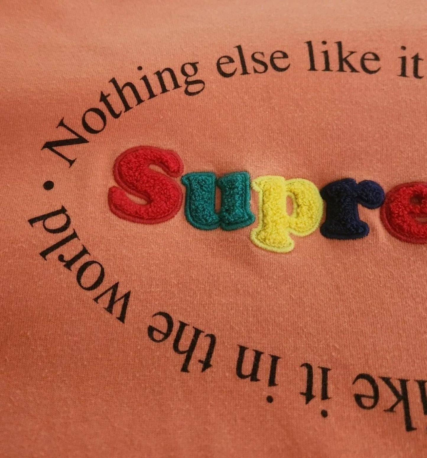SS20 Supreme Nothing Else S/S top Orange Tee Size M