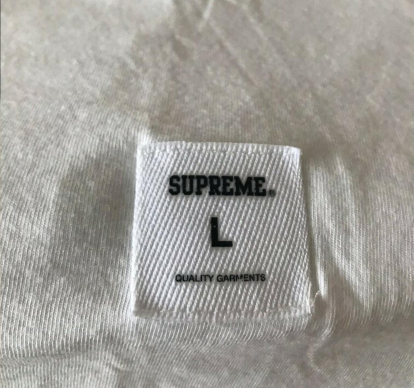 Camiseta Henley Supreme Pink Panther S/S SS14 Blanca Talla L