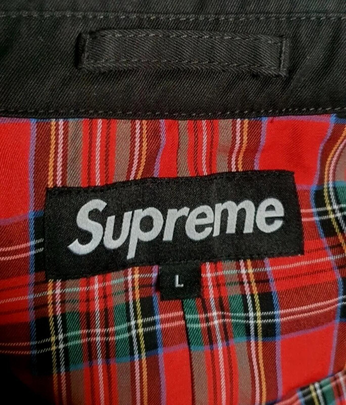SS19 Supreme D-Ring Trenchcoat schwarz Größe L groß wasserabweisend 1x getragen