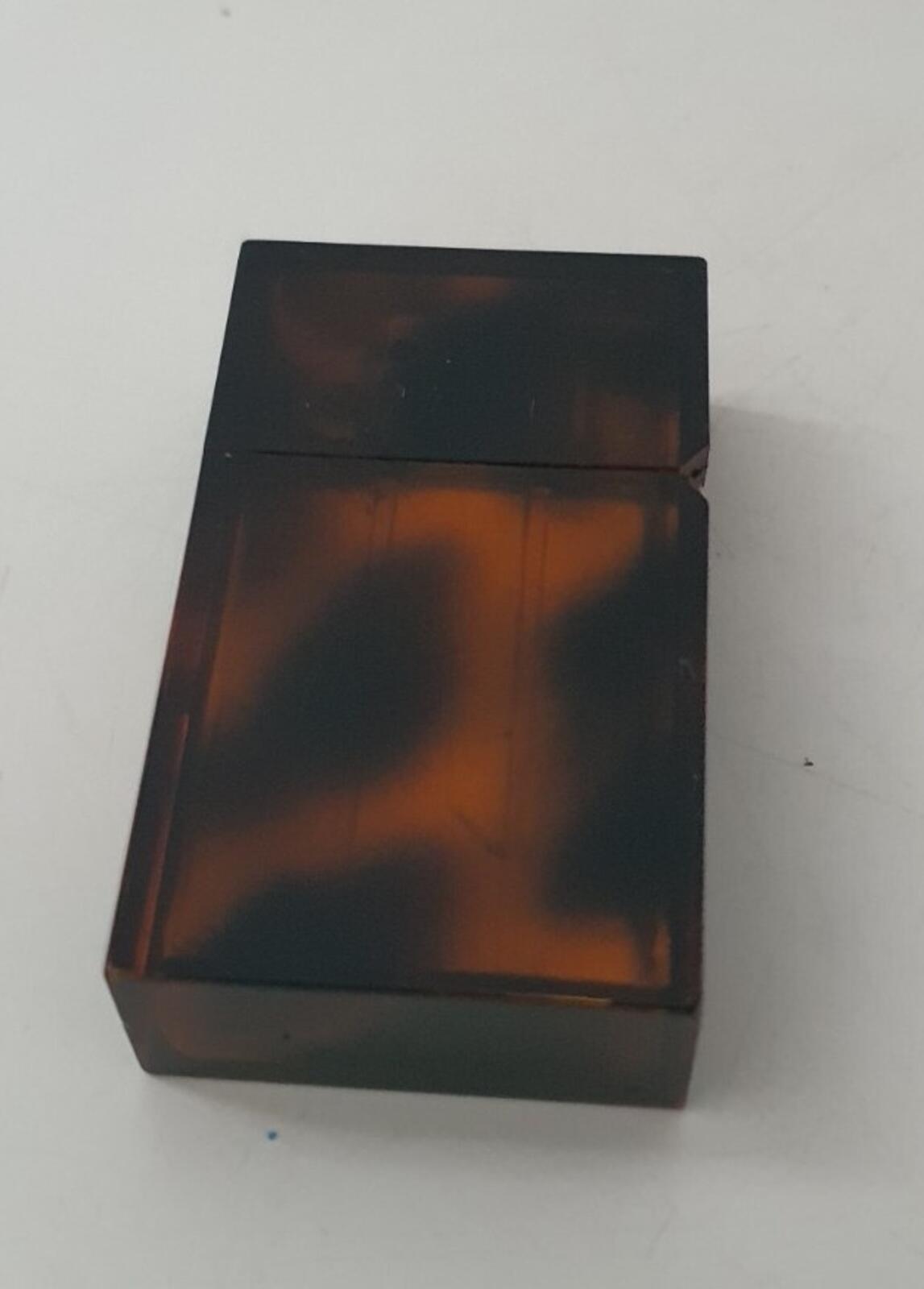 FW19 Supreme Tsubota Pearl Hard Edge lighter tortoise brown