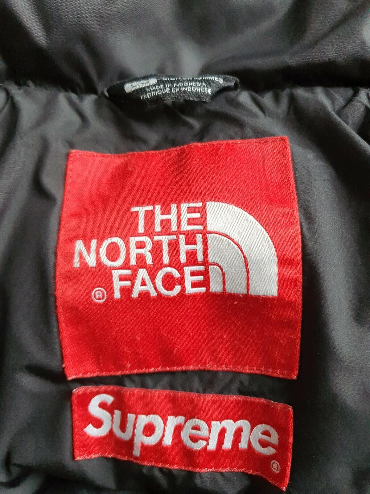 FW13 Supreme x The North Face Fur Nuptse Vest Jacket 700 Fill Goose Down Size L