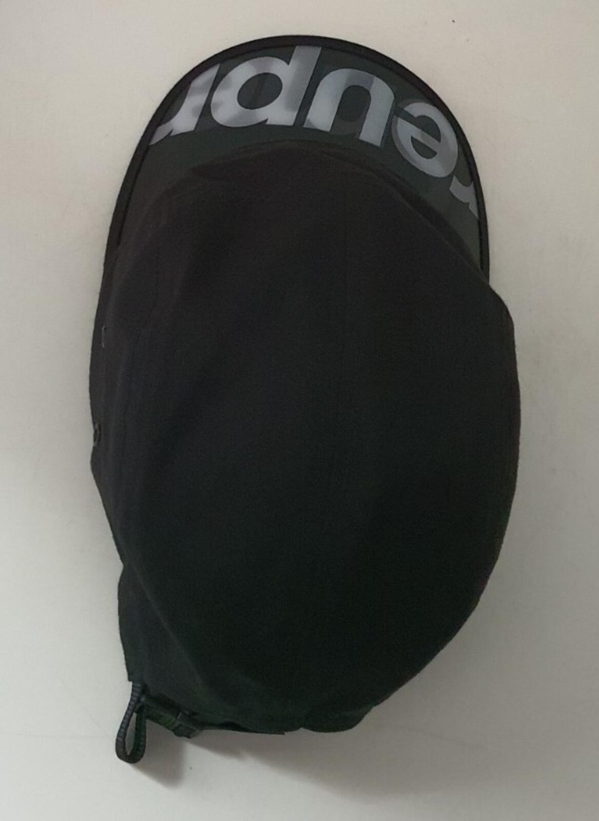 SS20 Supreme Lenticular Visor camp cap black nylon hat box logo