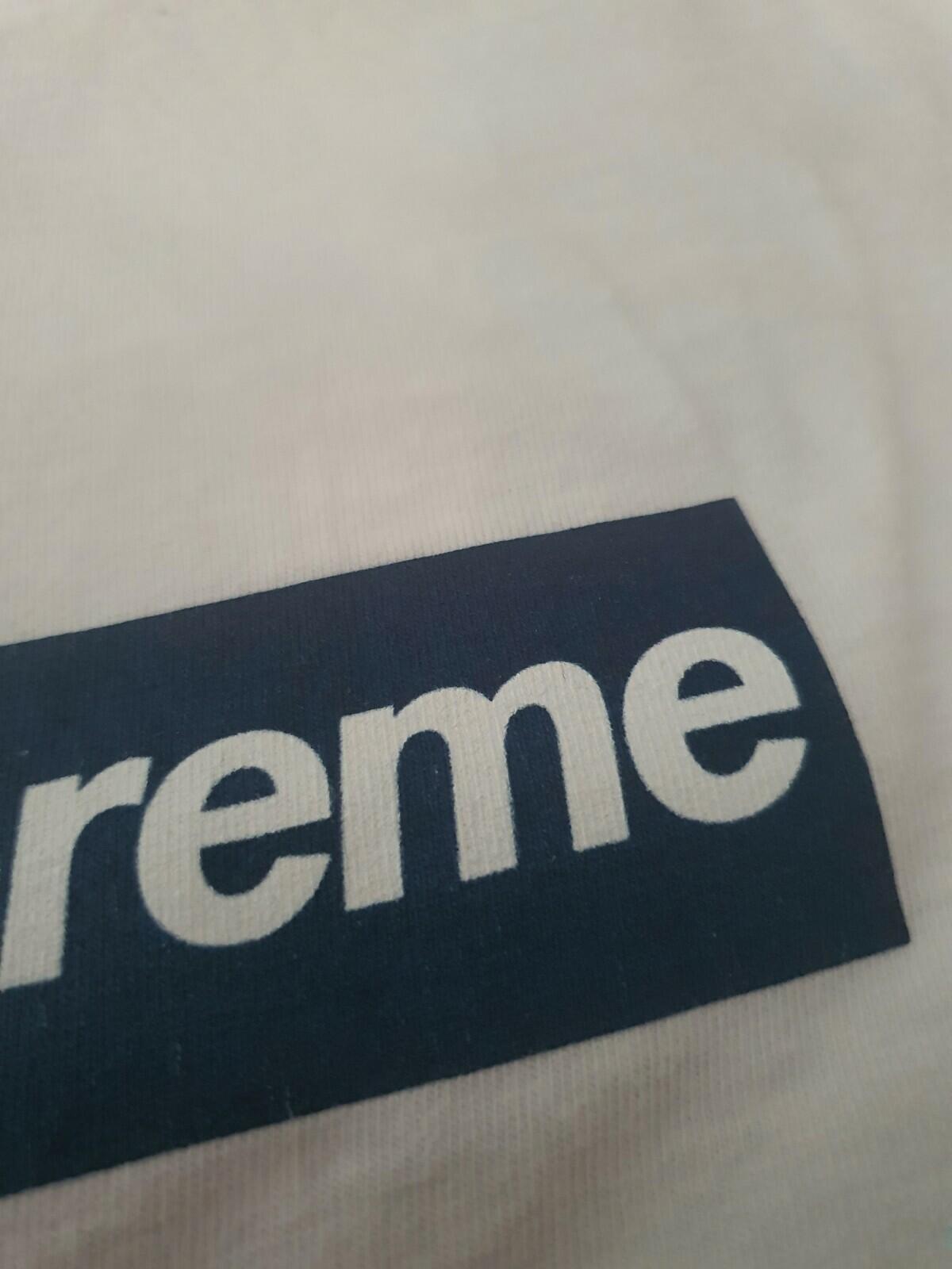 SS15 Supreme New York Yankees Box Logo Tee White Size S